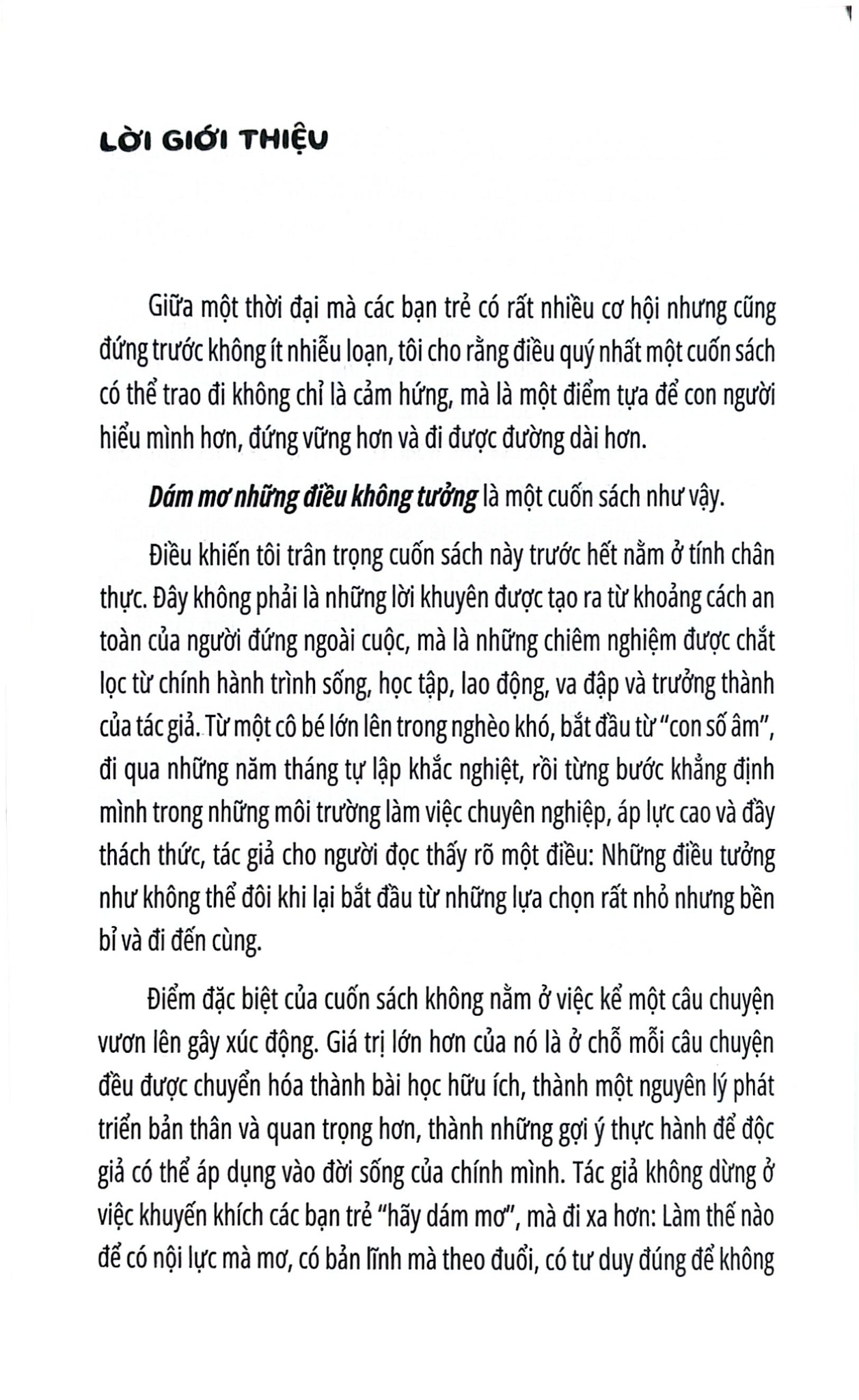 Dám Mơ Những Điều Không Tưởng - Phan Thị Hồng Dung
