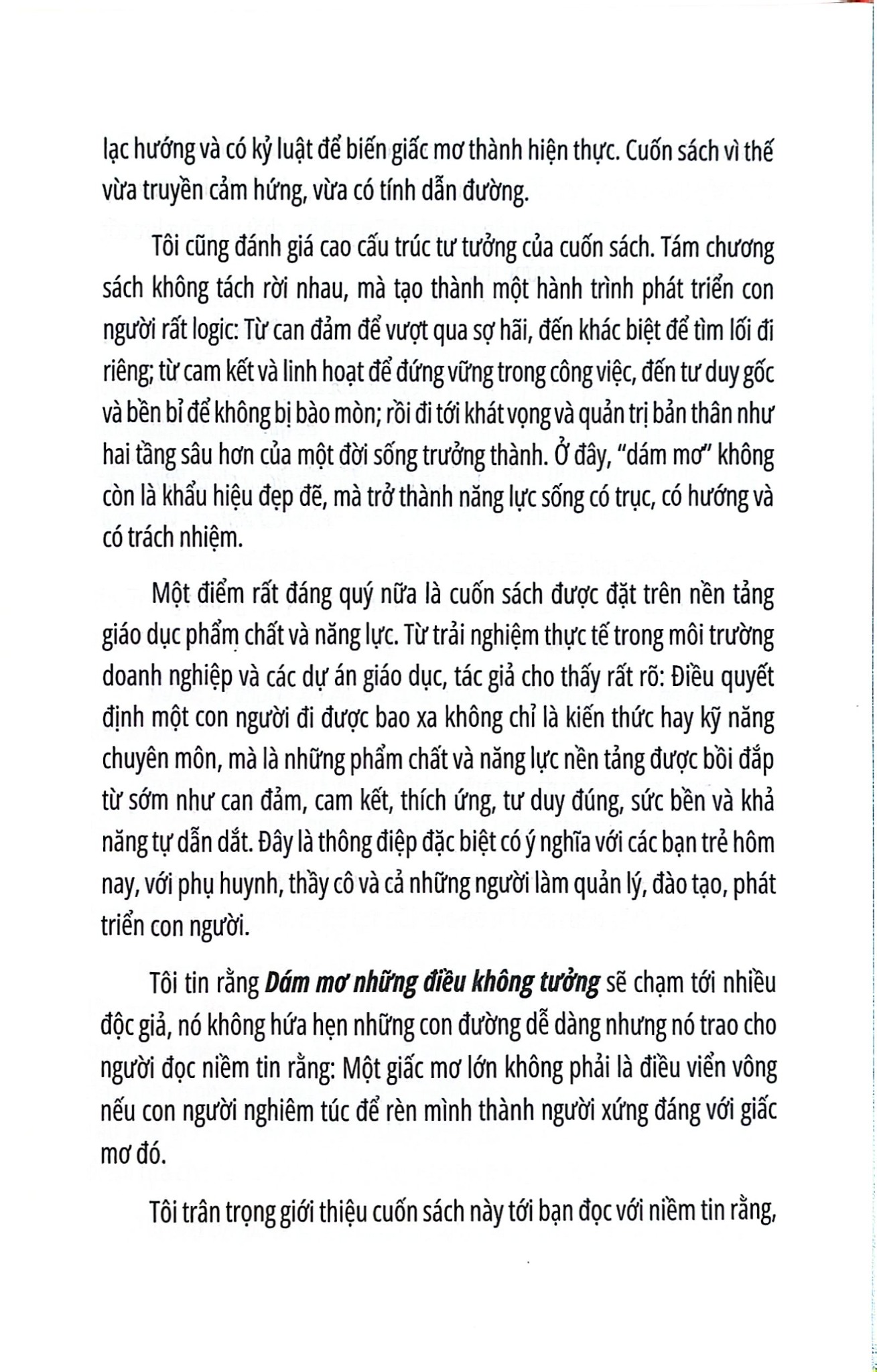 Dám Mơ Những Điều Không Tưởng - Phan Thị Hồng Dung