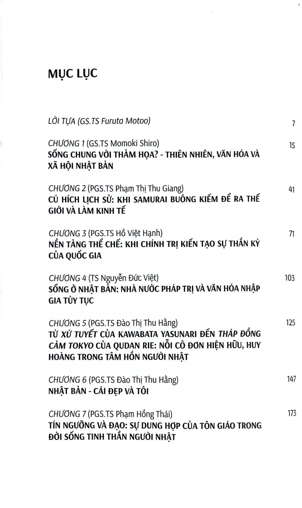 Nhật Bản Học Khai Phóng - GS.TS. Furuta Motoo, PGS.TS. PHạm Thị Thu Giang