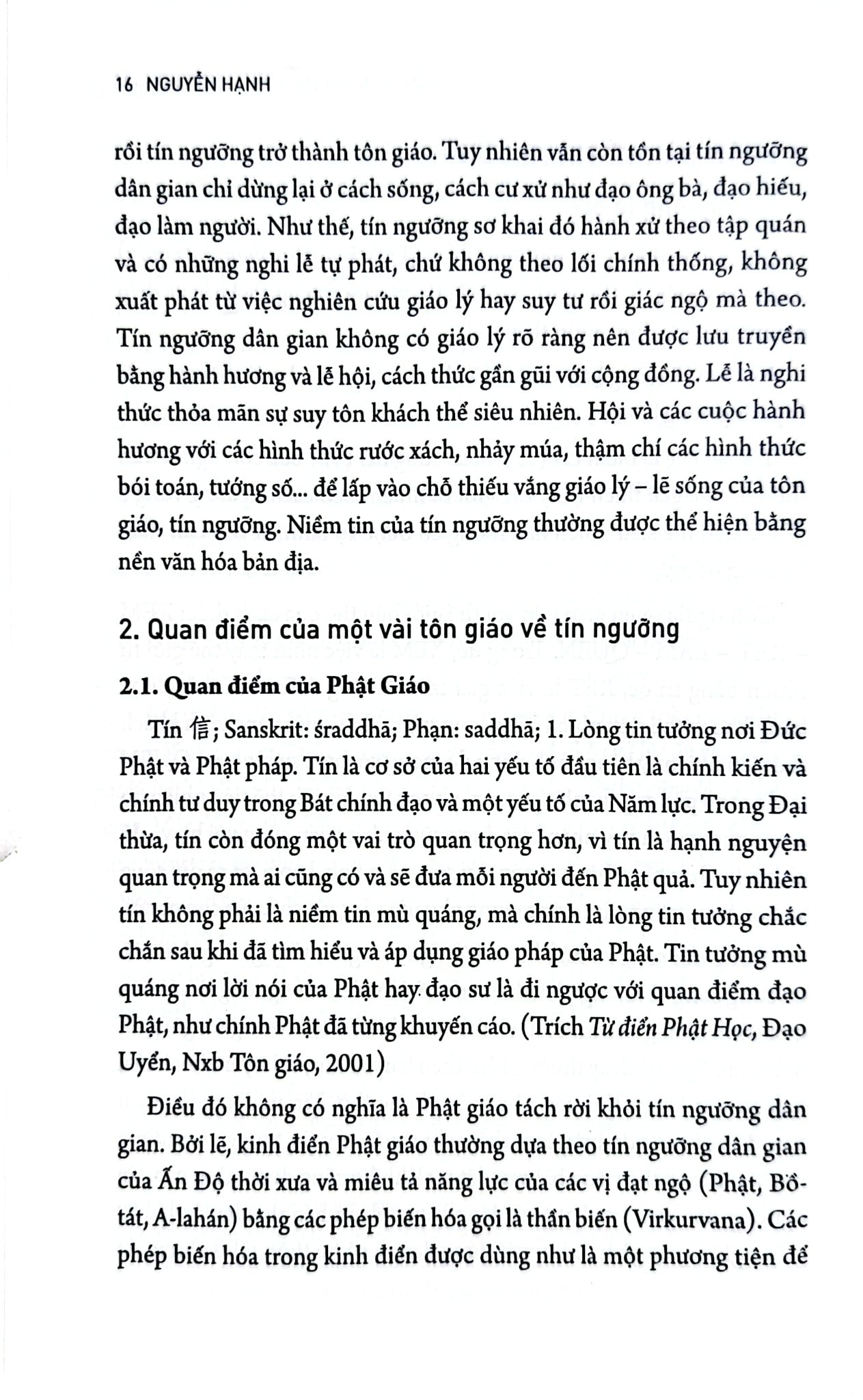 Văn Hóa Tín Ngưỡng Việt Nam - Nguyễn Hạnh