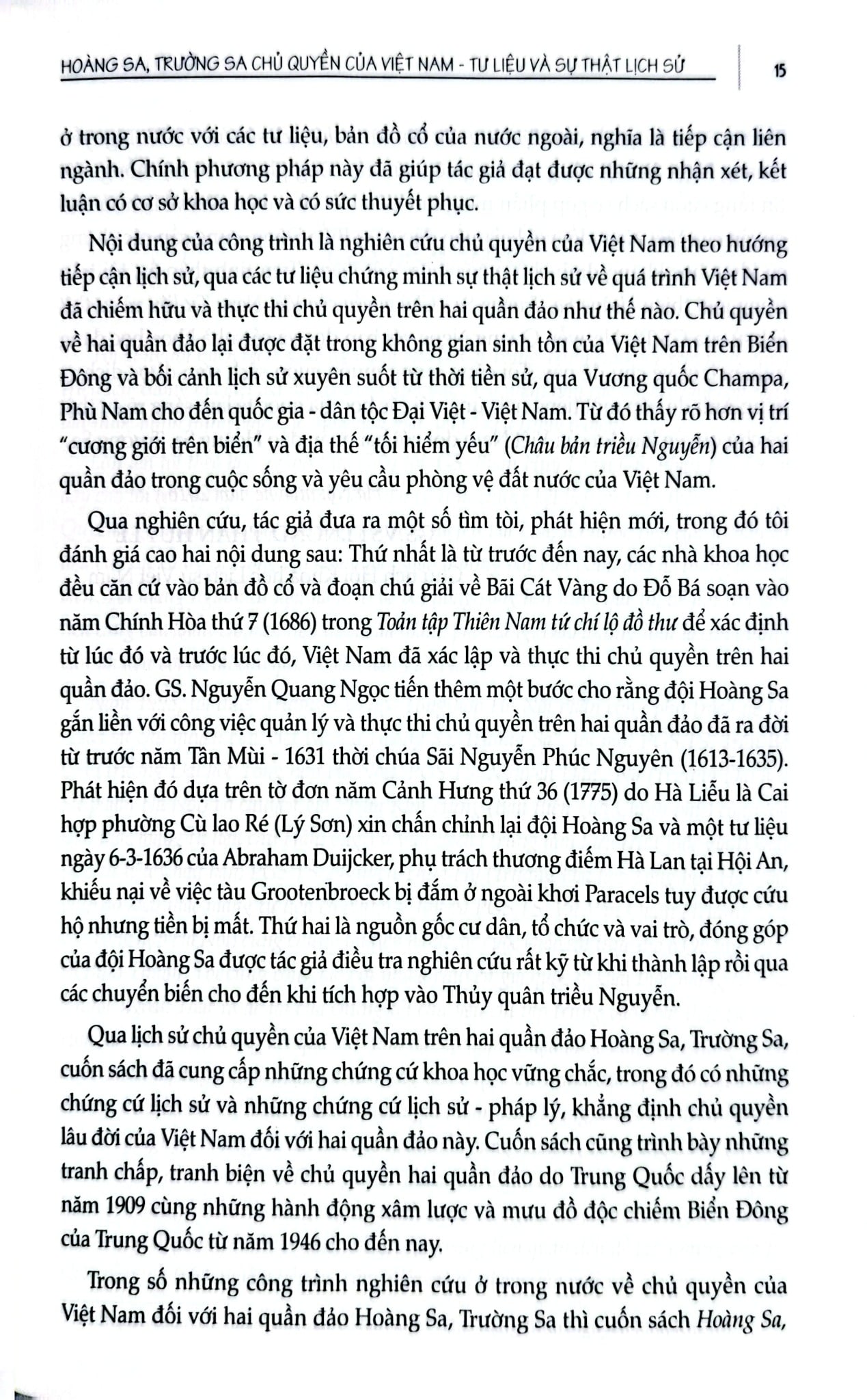 Hoàng Sa, Trường Sa Chủ Quyền Của Việt Nam - Tư Liệu Và Sự Thật Lịch Sử - GS.TS. Nguyễn Quang Ngọc