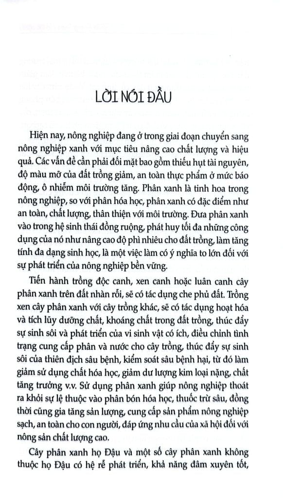  Ứng Dụng Cây Phân Xanh Trong Nông Nghiệp - Nhiều Tác Giả 