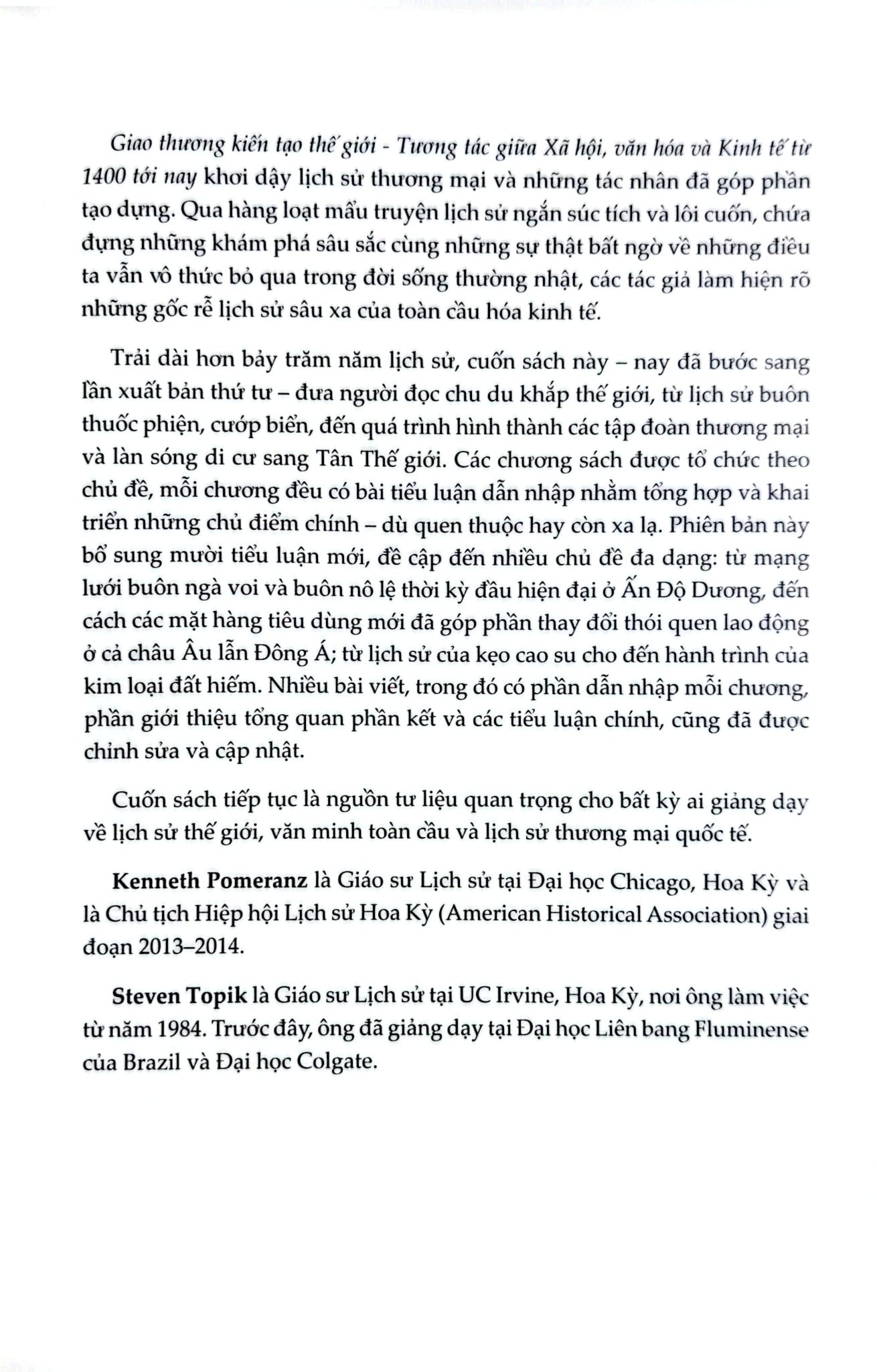 Giao Thương Kiến Tạo Thế Giới - Kenneth Pomeranz, Steven Topik