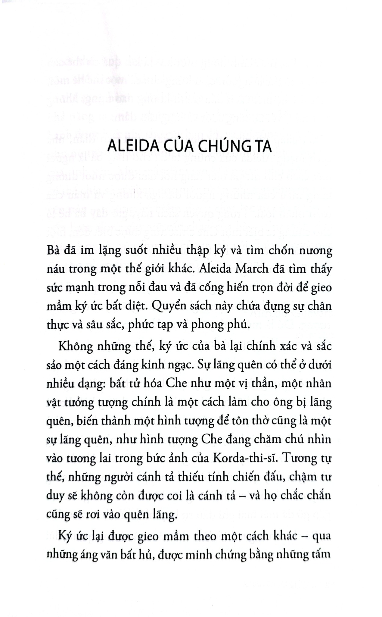 Nhớ Che - Đời Tôi Cùng Che Guevara - Aleida March