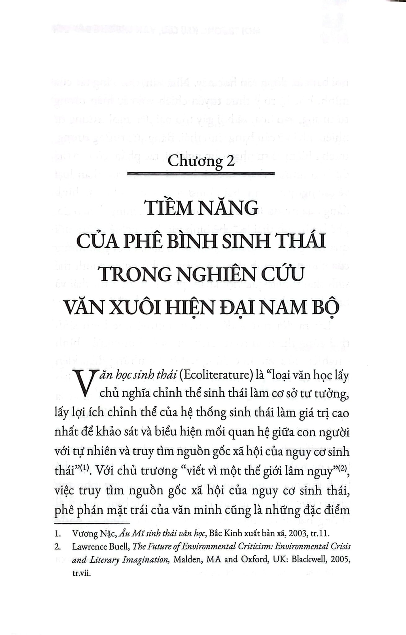 Văn Học Sử Việt Nam - Môi Trường Kêu Cứu Văn Chương Đáp Lời - Bùi Thanh Truyền
