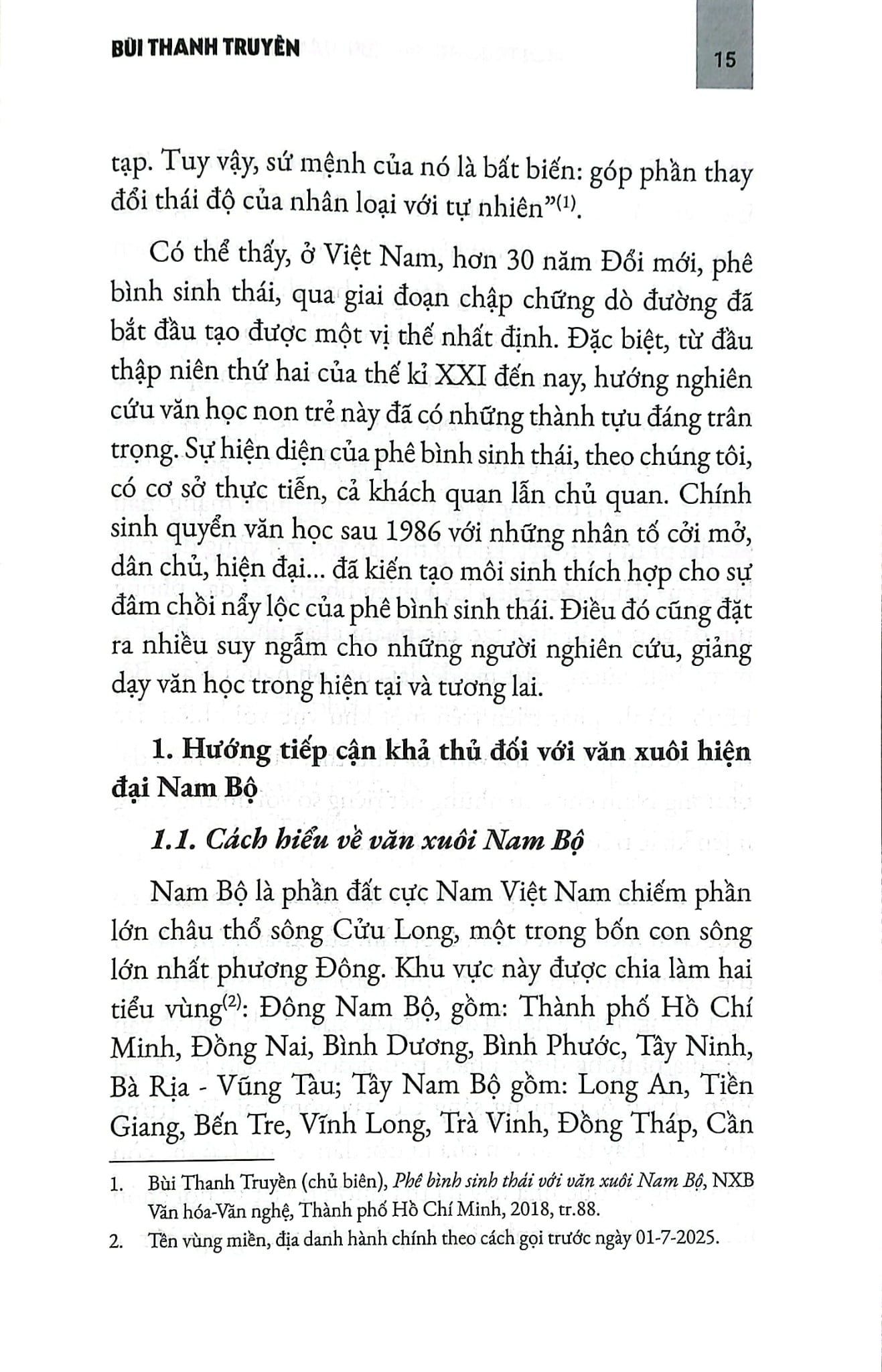 Văn Học Sử Việt Nam - Môi Trường Kêu Cứu Văn Chương Đáp Lời - Bùi Thanh Truyền