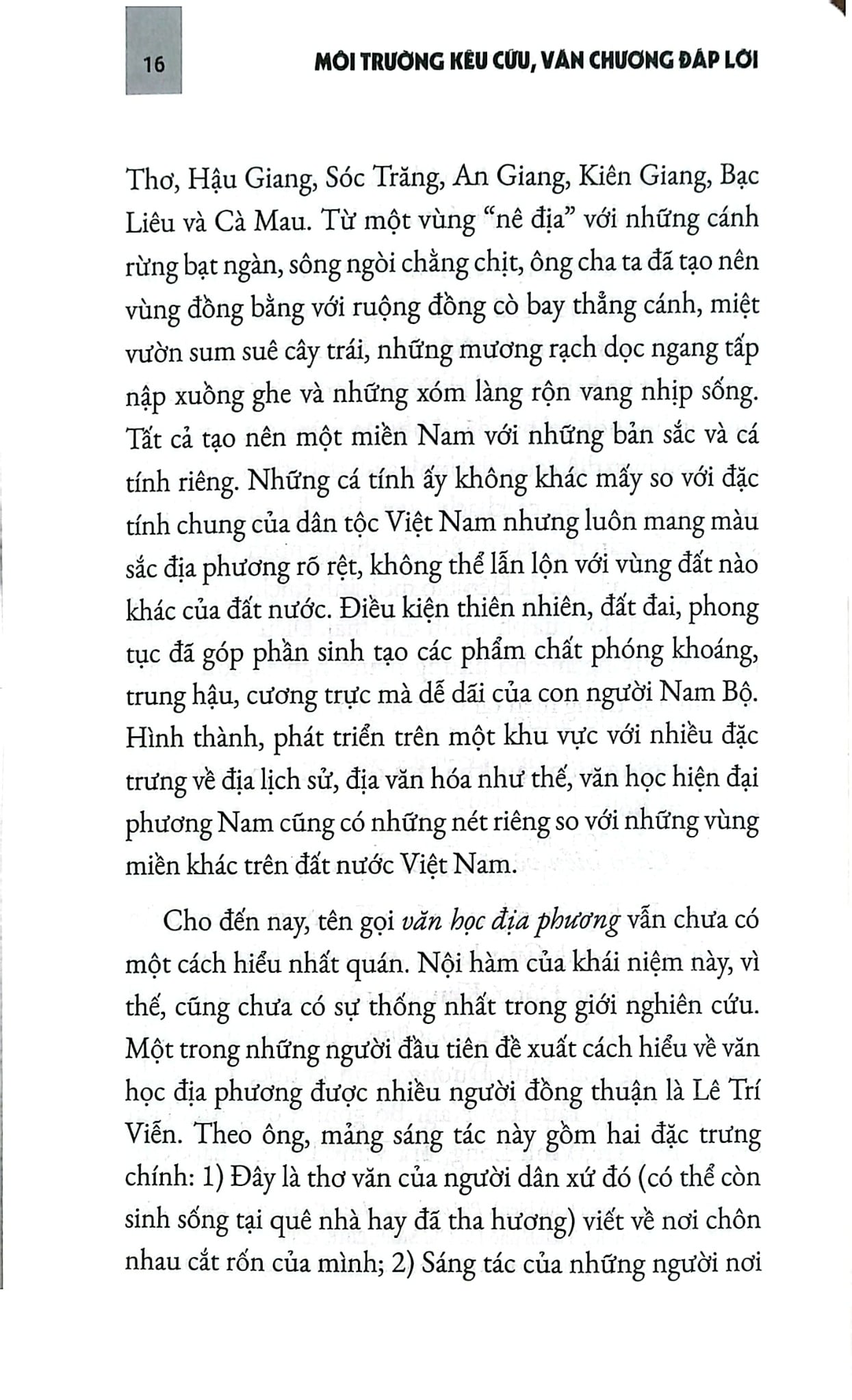 Văn Học Sử Việt Nam - Môi Trường Kêu Cứu Văn Chương Đáp Lời - Bùi Thanh Truyền