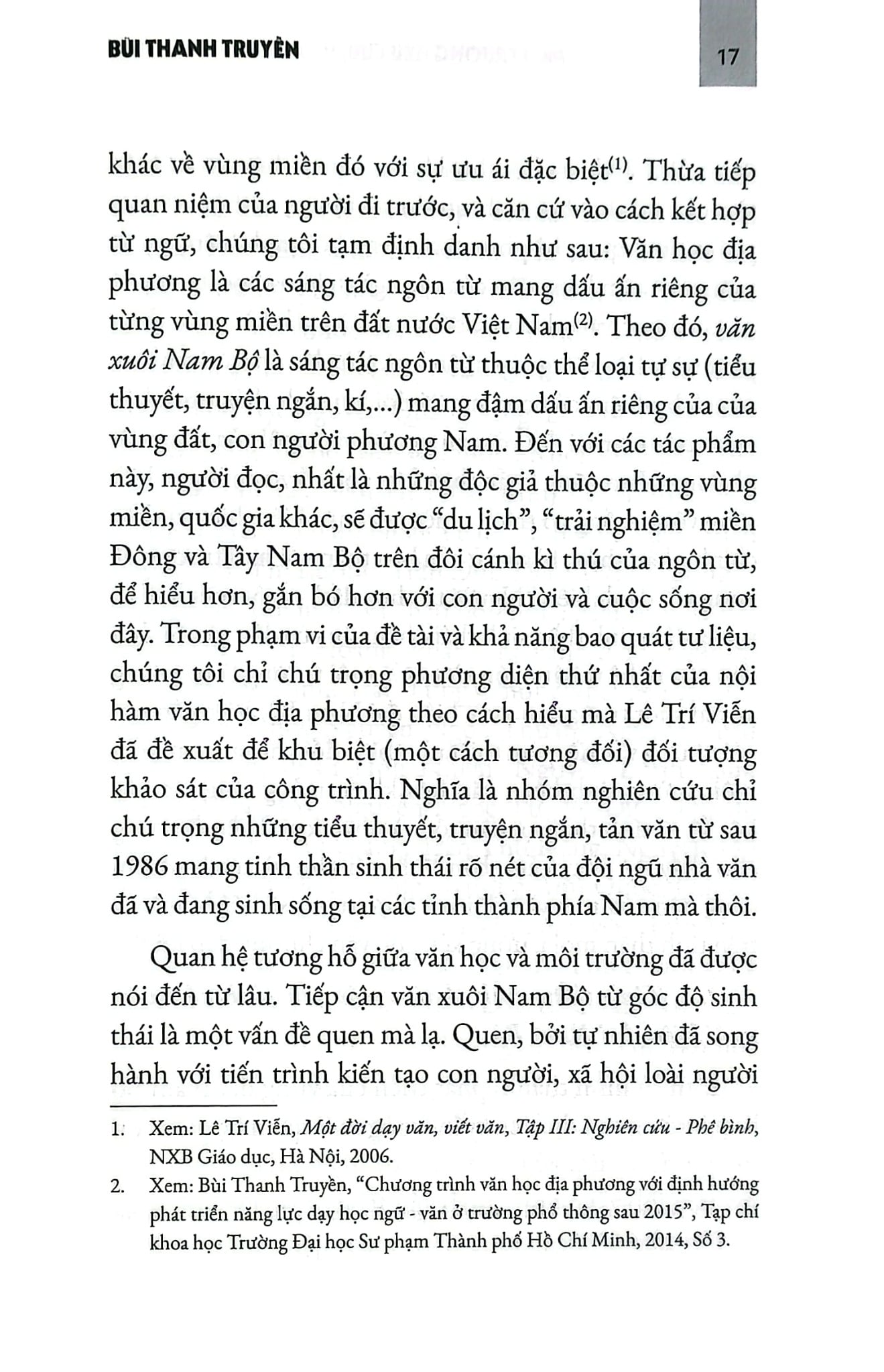 Văn Học Sử Việt Nam - Môi Trường Kêu Cứu Văn Chương Đáp Lời - Bùi Thanh Truyền