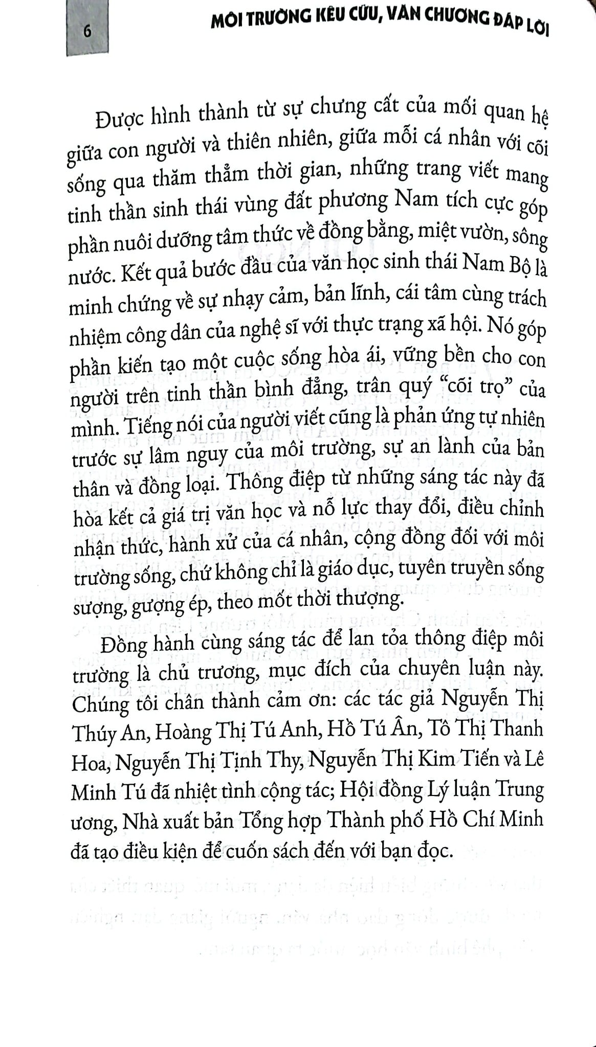 Văn Học Sử Việt Nam - Môi Trường Kêu Cứu Văn Chương Đáp Lời - Bùi Thanh Truyền