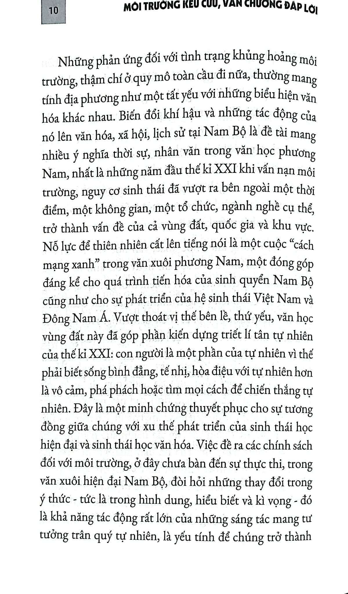 Văn Học Sử Việt Nam - Môi Trường Kêu Cứu Văn Chương Đáp Lời - Bùi Thanh Truyền