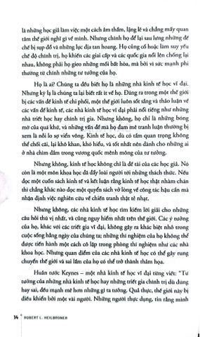  Các Triết Gia Thế Tục - Cuộc Đời, Thời Đại Và Tư Tưởng Của Các Nhà Kinh Tế Vĩ Đại - Robert L. Heilbroner 