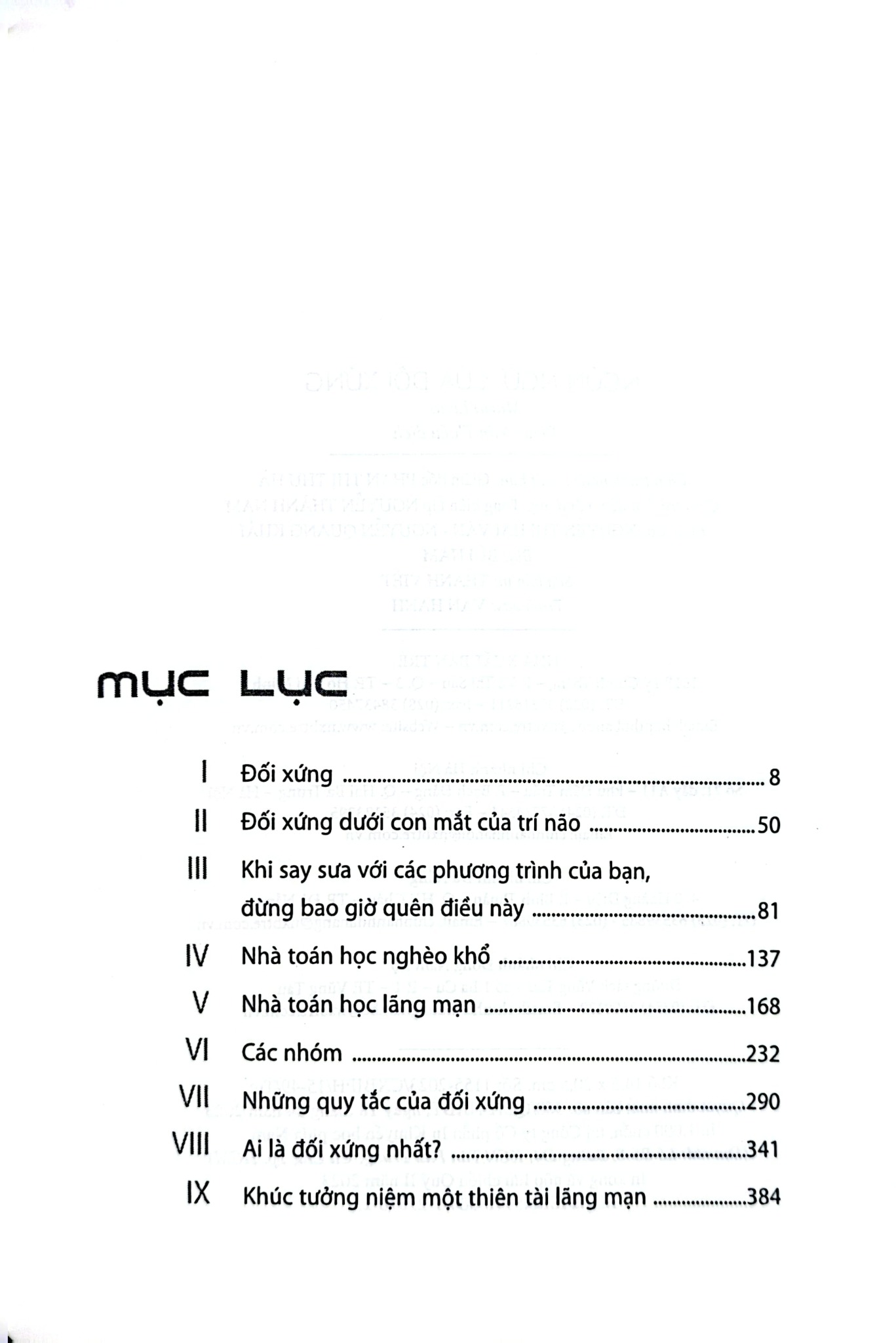 Khoa Học Khám Phá - Ngôn Ngữ Của Đối Xứng - Mario Livio