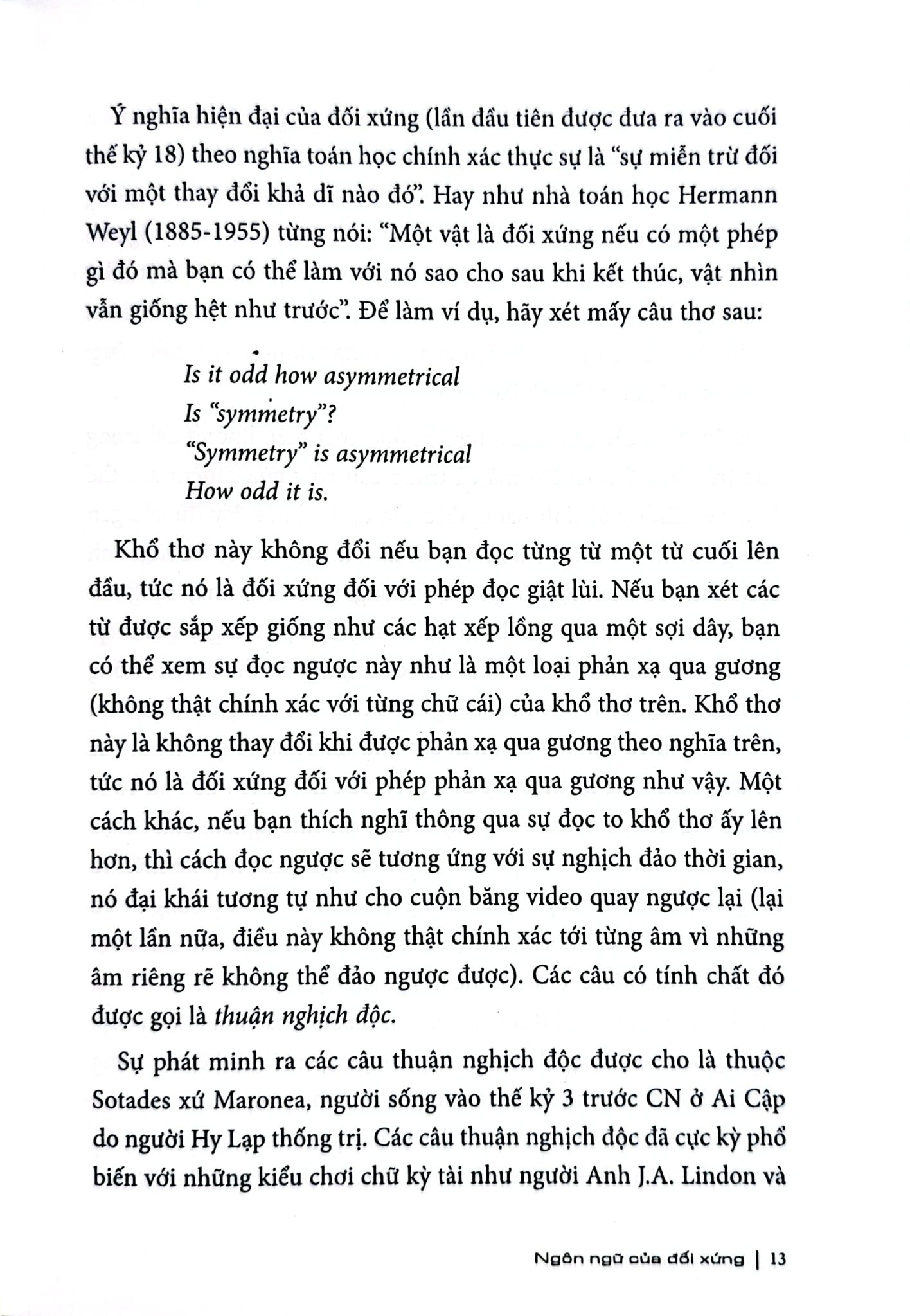 Khoa Học Khám Phá - Ngôn Ngữ Của Đối Xứng - Mario Livio