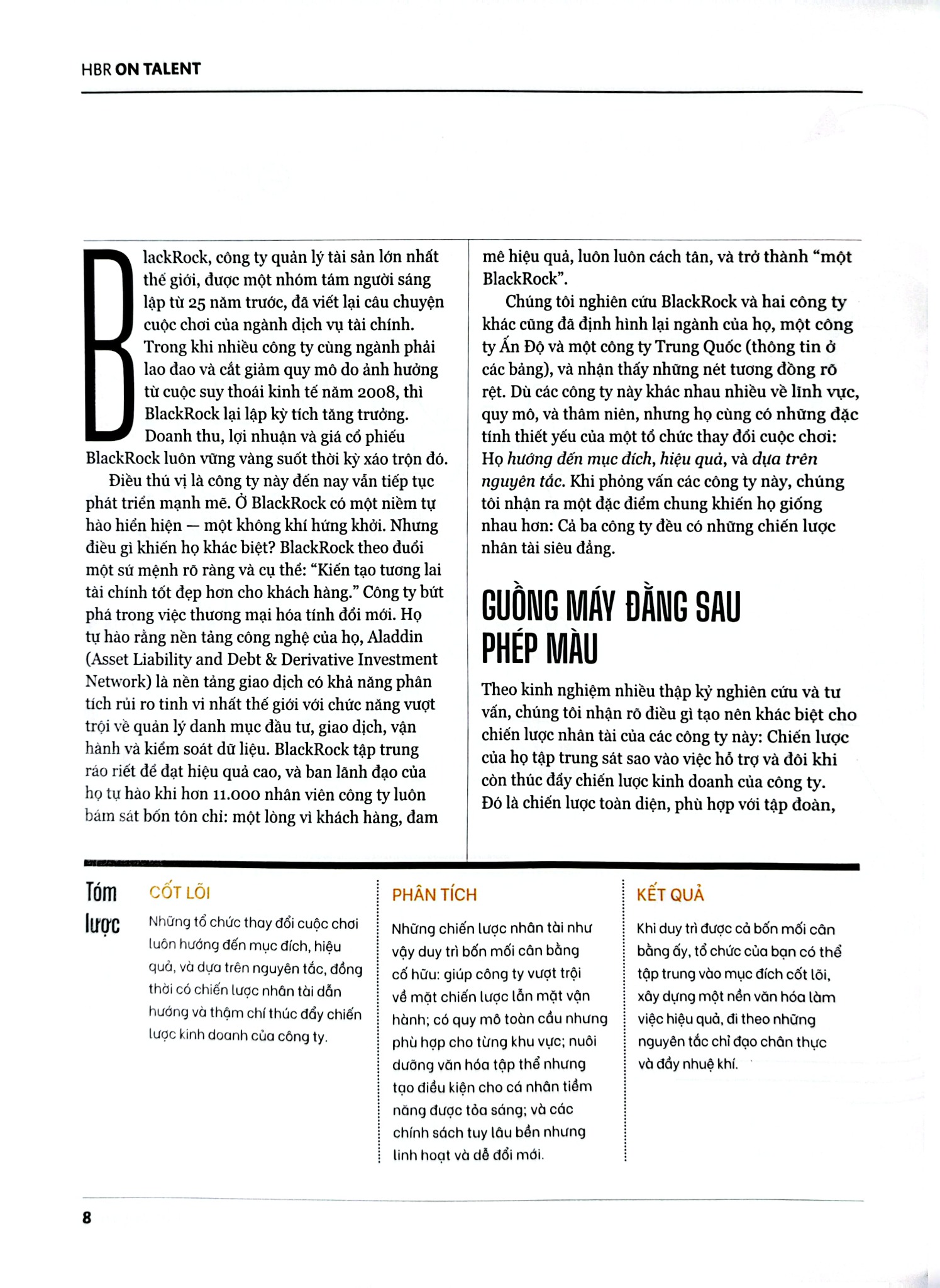 HBR ON - Talent Biến Nhân Sự Tiềm Năng Thành Tài Năng - Harvard Business Review