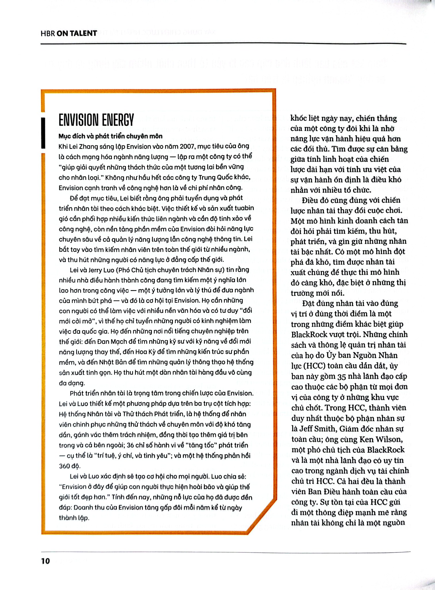 HBR ON - Talent Biến Nhân Sự Tiềm Năng Thành Tài Năng - Harvard Business Review