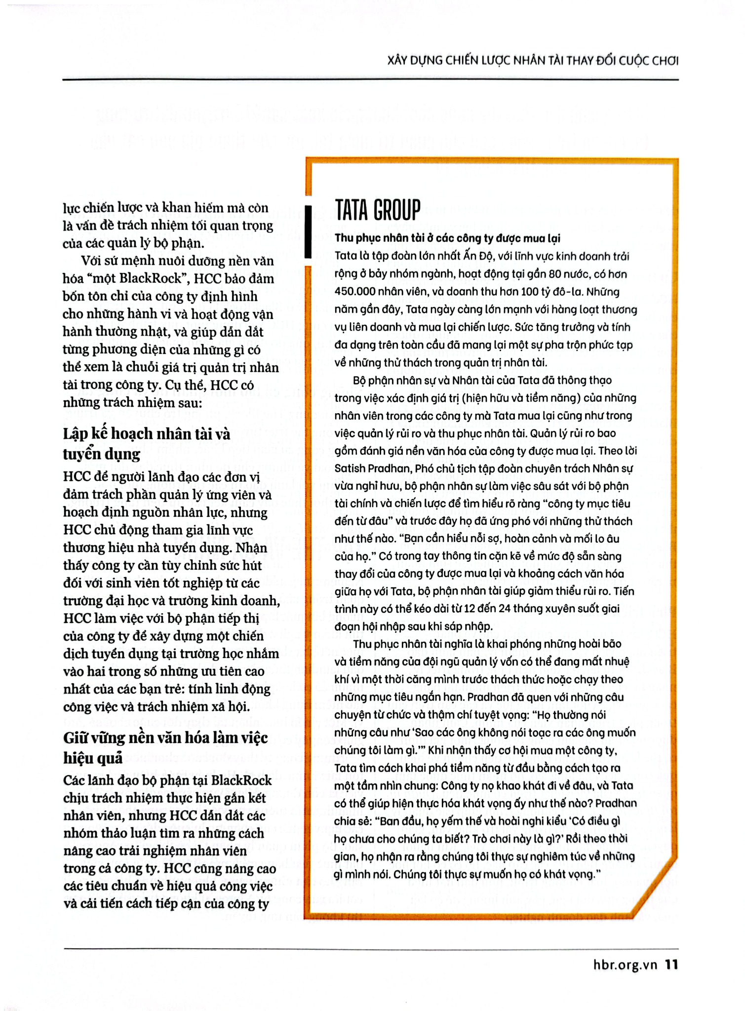 HBR ON - Talent Biến Nhân Sự Tiềm Năng Thành Tài Năng - Harvard Business Review