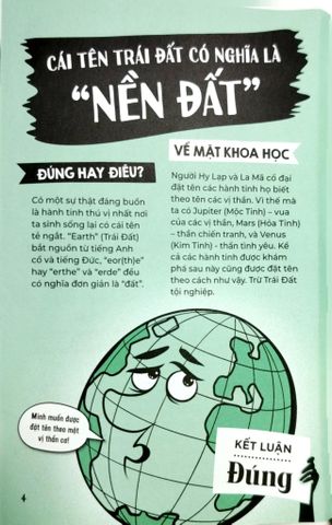  Đúng Hay Điêu - Sự Thật Về Trái Đất - Sonya Newland 