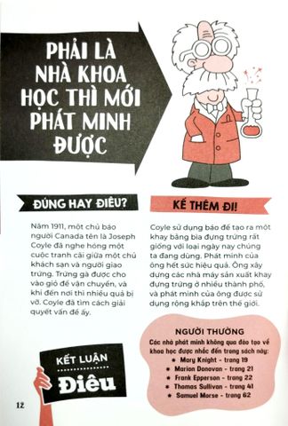  Đúng Hay Điêu - Sự Thật Về Phát Minh - Annabel Savery 