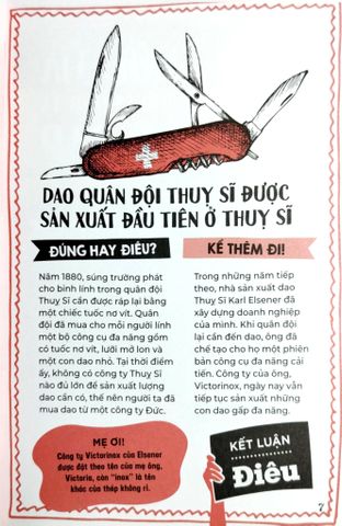  Đúng Hay Điêu - Sự Thật Về Phát Minh - Annabel Savery 
