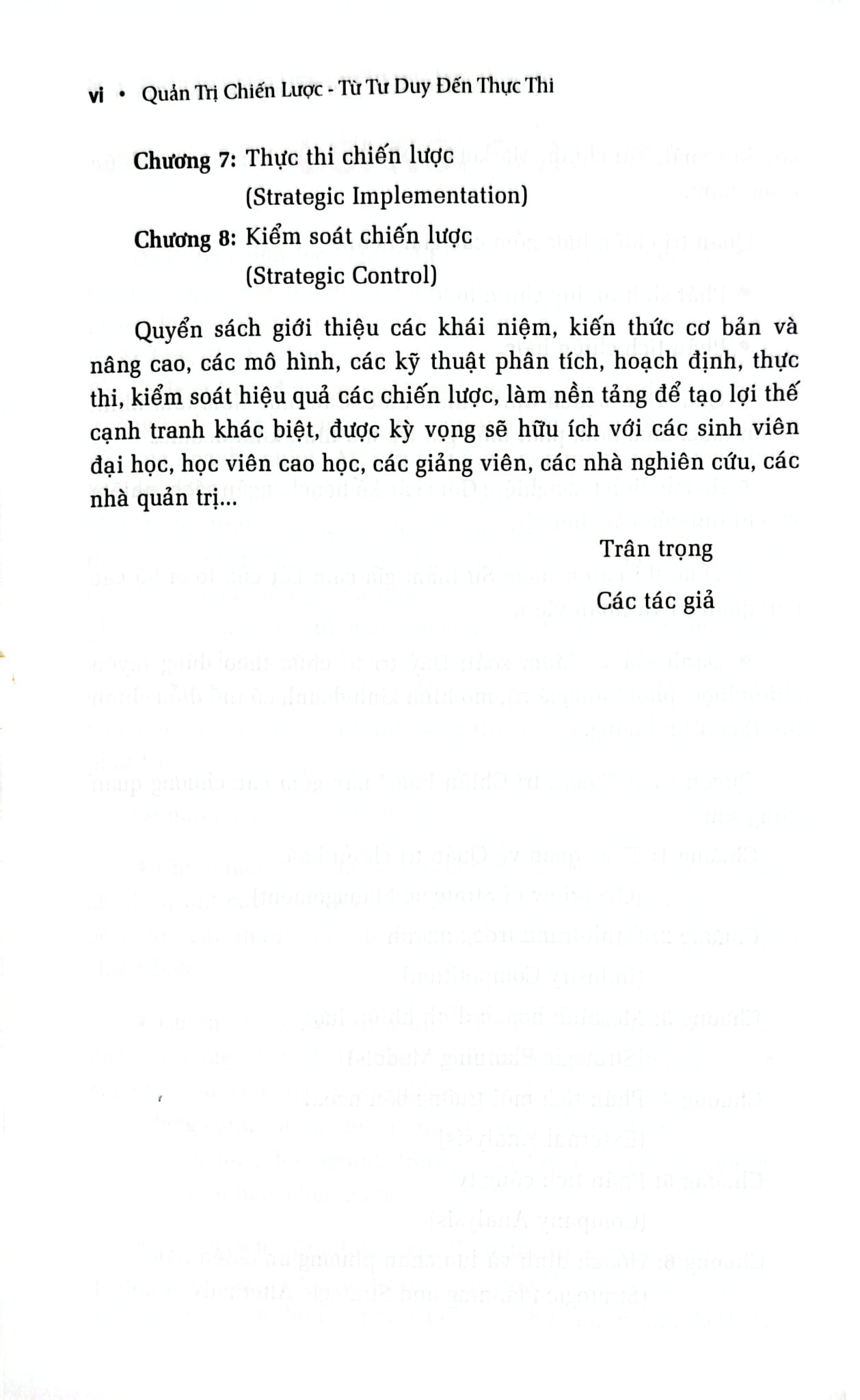 Quản Trị Chiến Lược Từ Tư Duy Đến Thực Thi - TS. Bùi Văn Danh