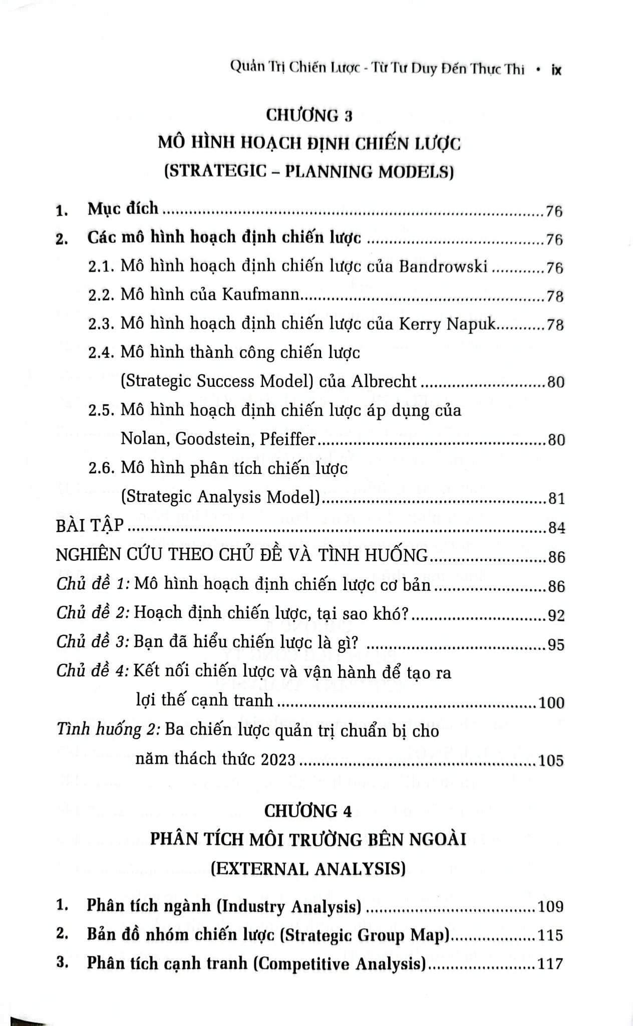 Quản Trị Chiến Lược Từ Tư Duy Đến Thực Thi - TS. Bùi Văn Danh