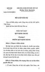 Bộ Luật Dân Sự Năm 2015 - Quốc hội