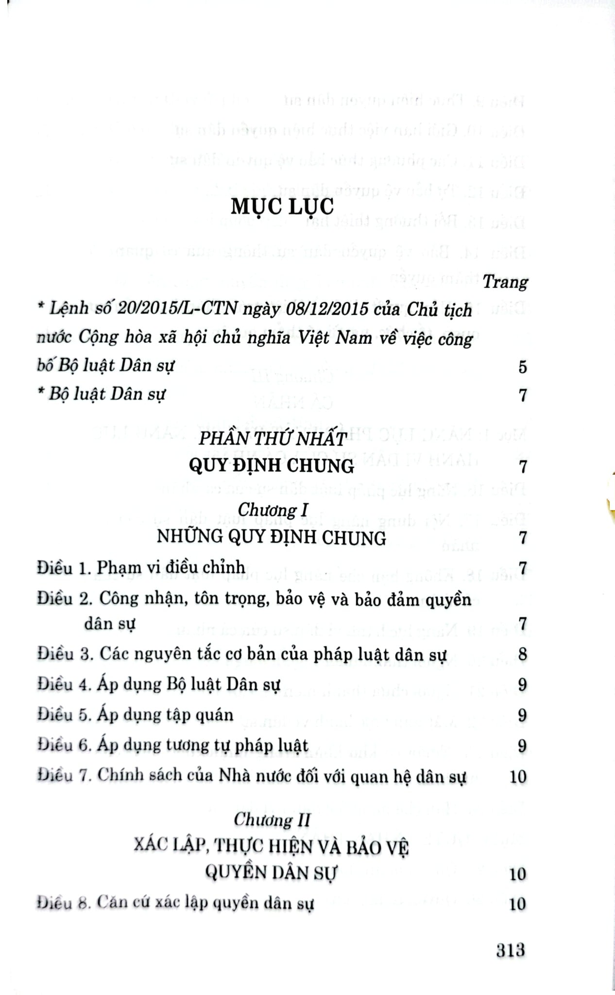 Bộ Luật Dân Sự Năm 2015 - Quốc hội