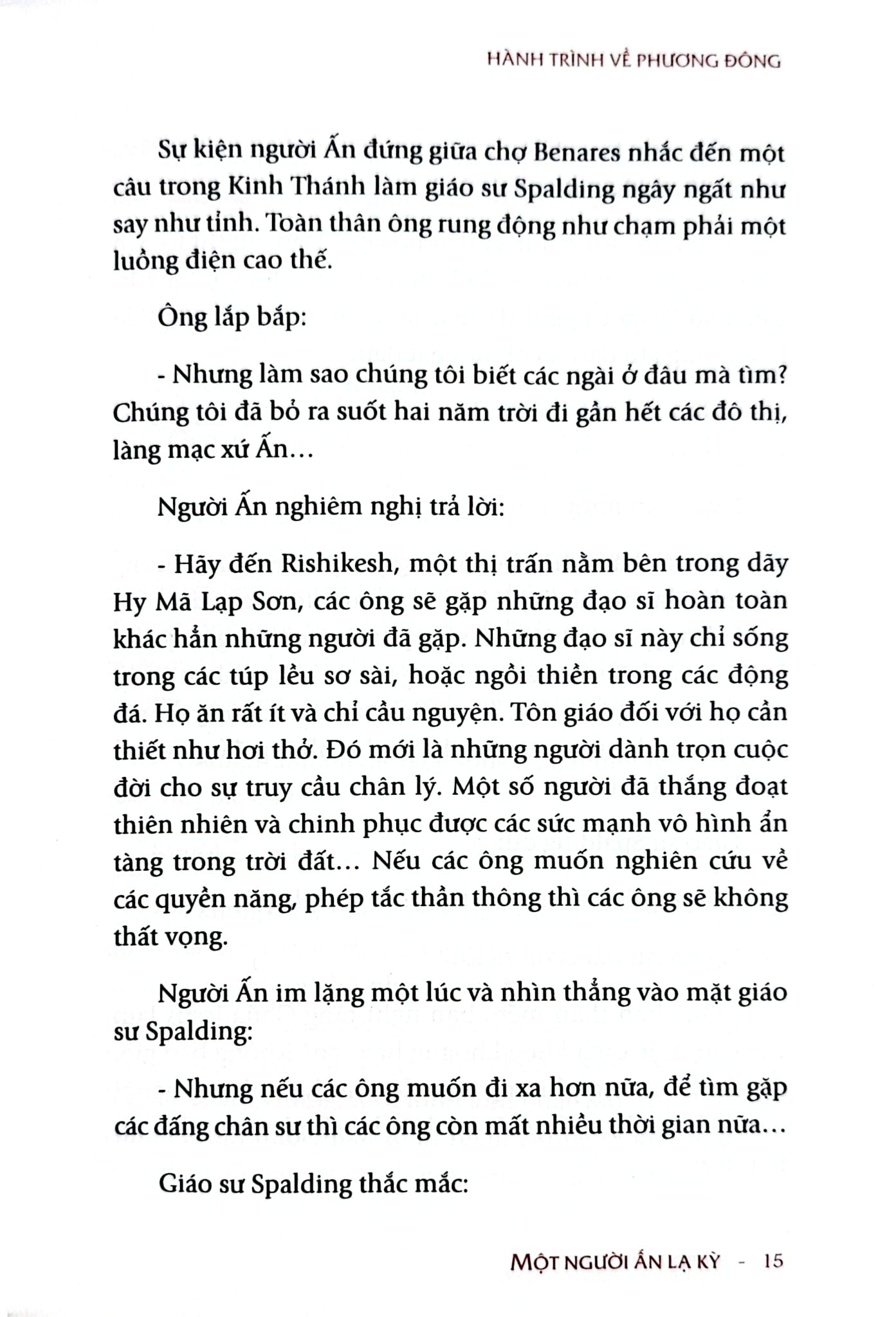 Hành Trình Về Phương Đông (Khổ Nhỏ) - Dr Blair Thomas Spalding