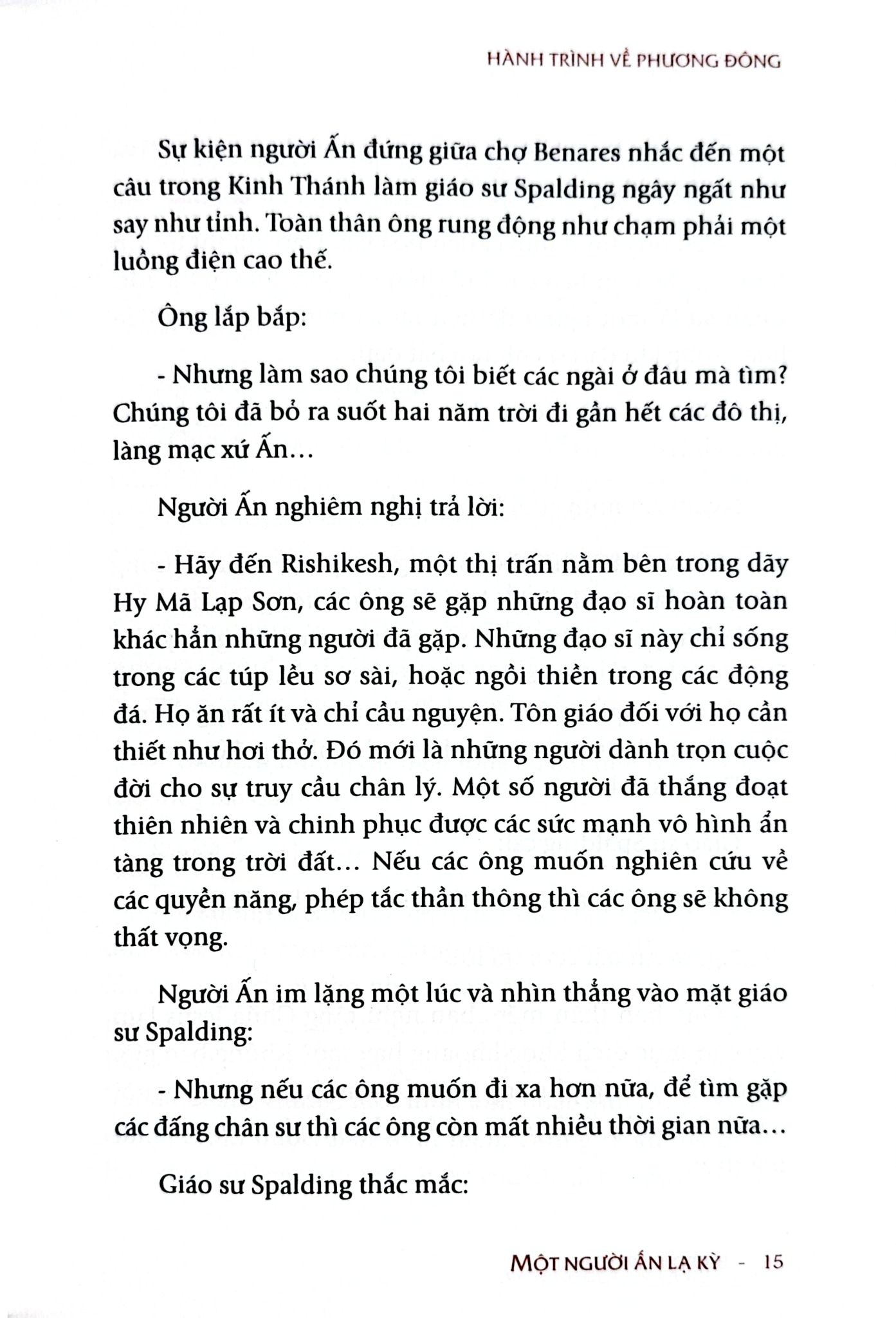 Hành Trình Về Phương Đông (Bìa Cứng) - Dr Blair Thomas Spalding
