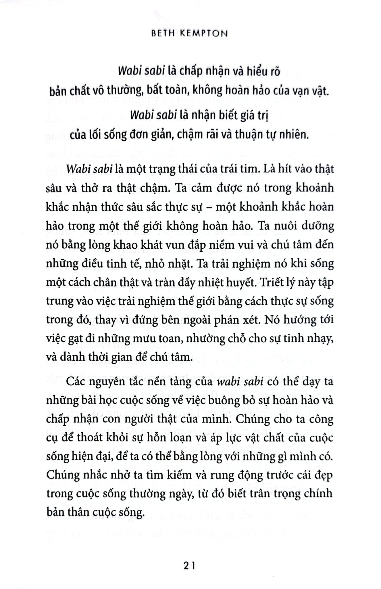 Wabi Sabi - Thương Những Điều Không Hoàn Hảo (TB 2025) - Beth Kempton