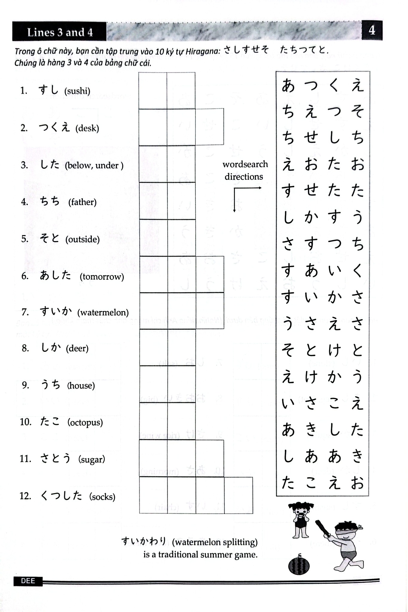 Vui Học Hiragana - 200 Từ Vựng Tiếng Nhật Phổ Thông Cho Người Mới Bắt Đầu - Donal Stark