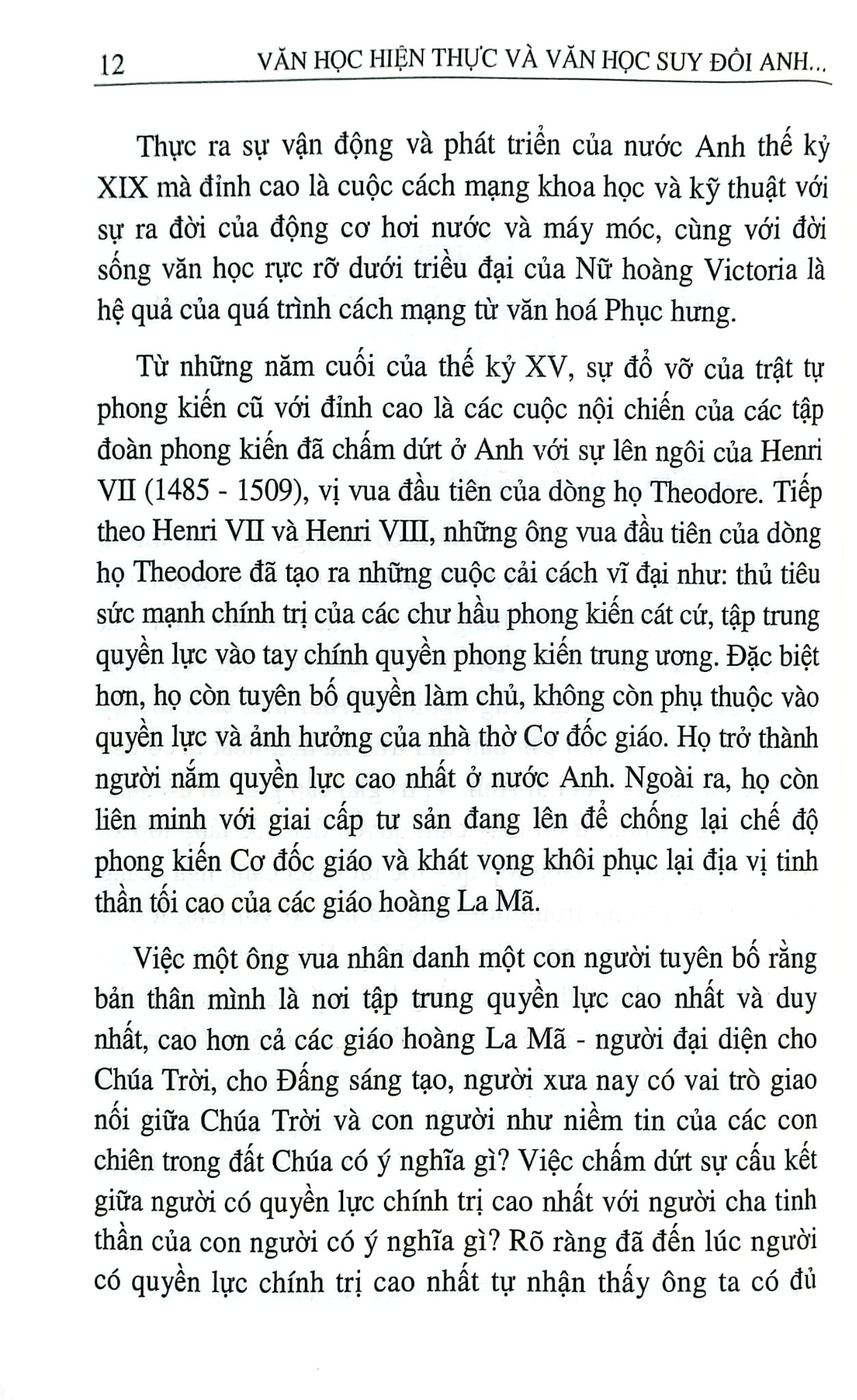 Văn Học Hiện Thực Và Văn Học Suy Đồi Anh Thế Kỷ Xix - Lê Đình Cúc