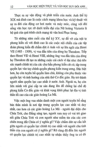  Văn Học Hiện Thực Và Văn Học Suy Đồi Anh Thế Kỷ Xix - Lê Đình Cúc 