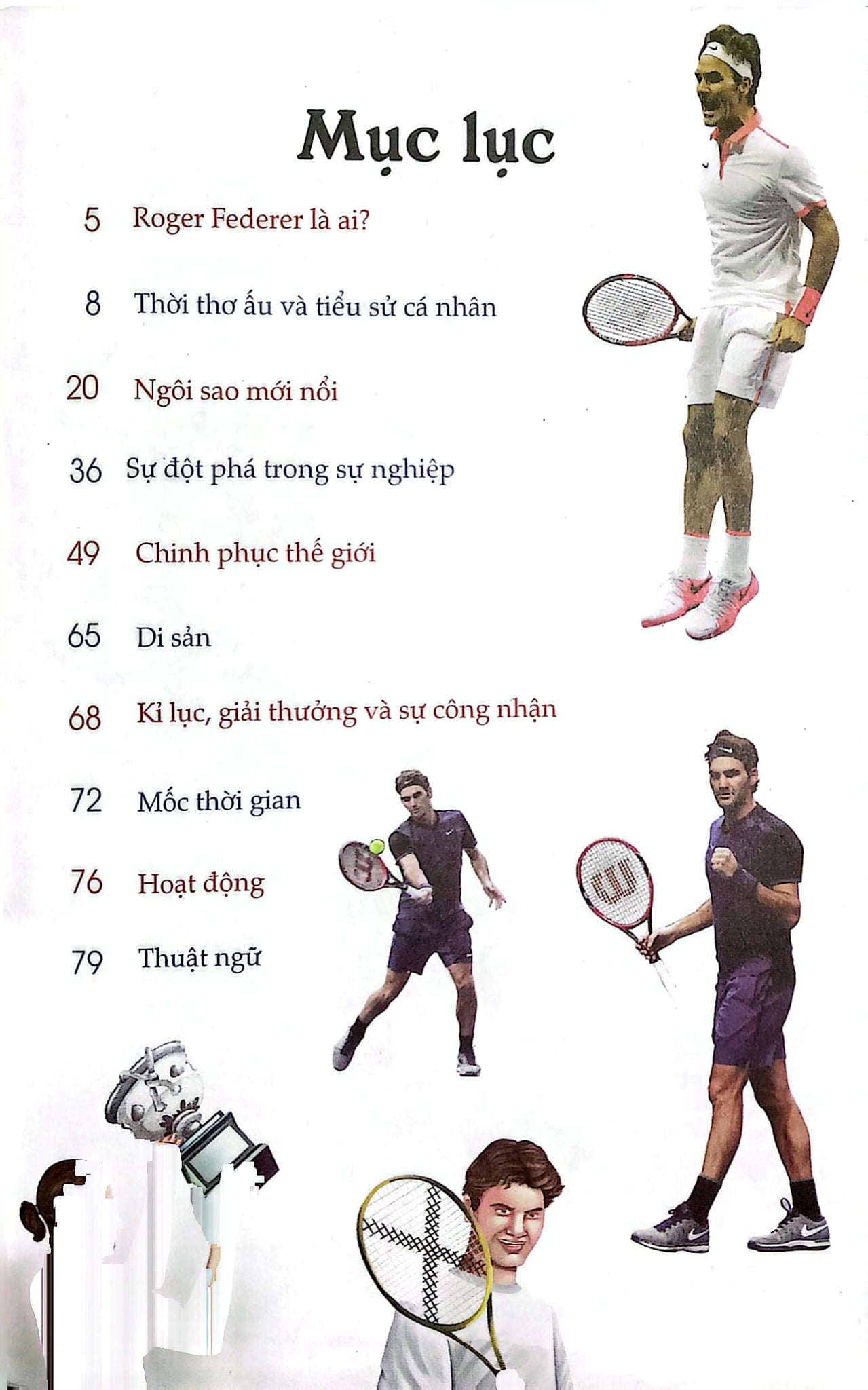 Những Vận Động Viên Kiệt Xuất Thế Giới - Tay Vợt Tennis Roger Federer - Manmeet Narang