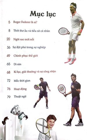  Combo 3 Cuốn Những Vận Động Viên Kiệt Xuất Thế Giới ( Tay Vợt Tennis Roger Federer + Cầu Thủ Bóng Đá Lional Messi + Cầu Thủ Bóng Đá Cristiano Ronaldo ) 