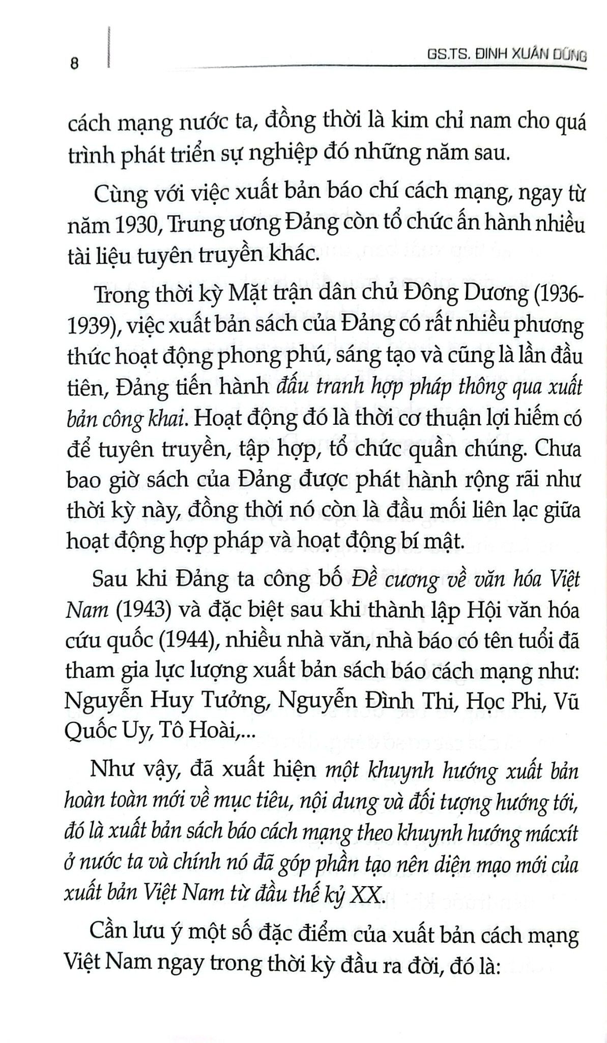 Mấy Vấn Đề Về Xuất Bản Và Văn Hoá Đọc Việt Nam Hiện Nay - GS.TS. Đinh Xuân Dũng