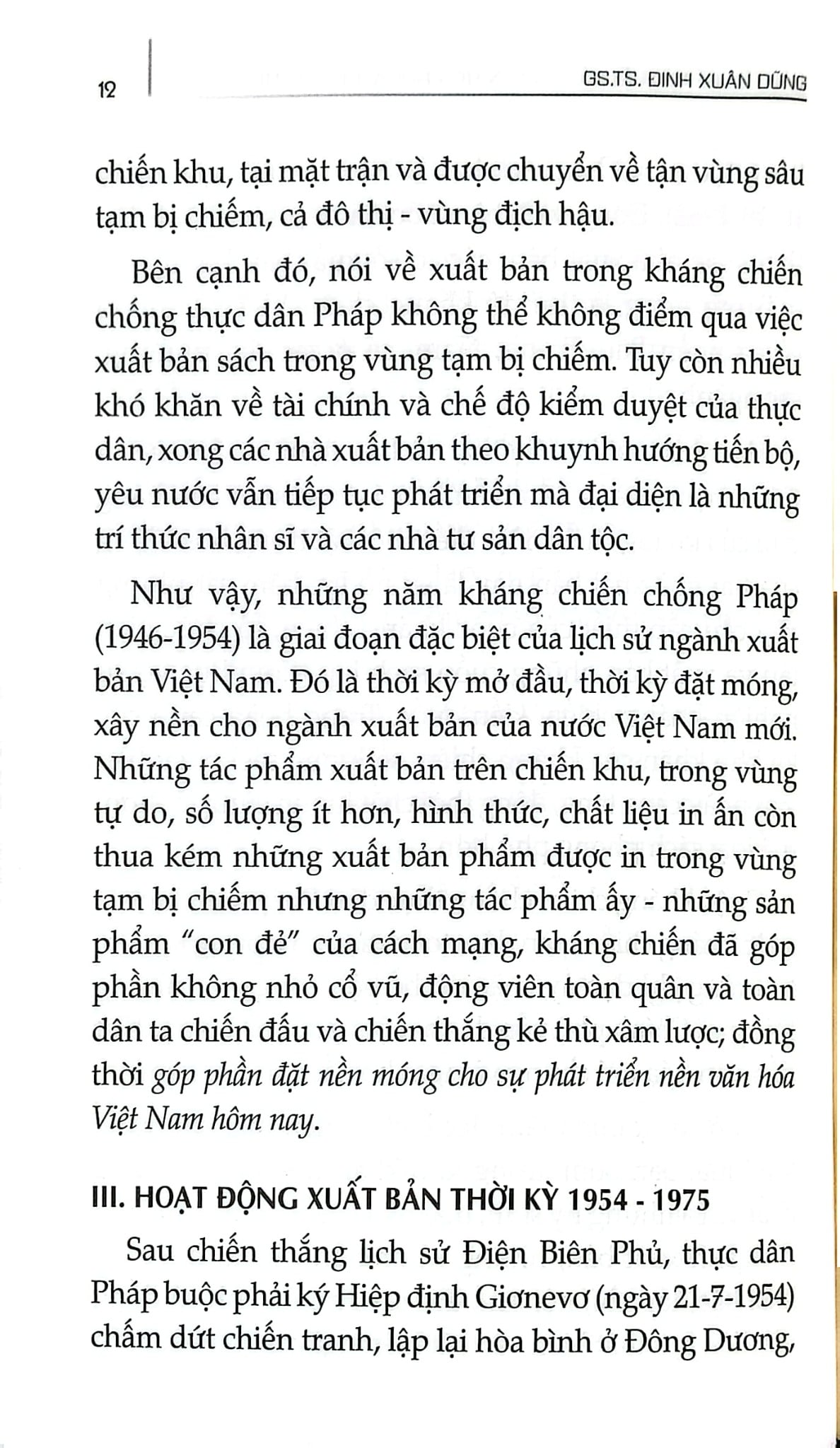 Mấy Vấn Đề Về Xuất Bản Và Văn Hoá Đọc Việt Nam Hiện Nay - GS.TS. Đinh Xuân Dũng