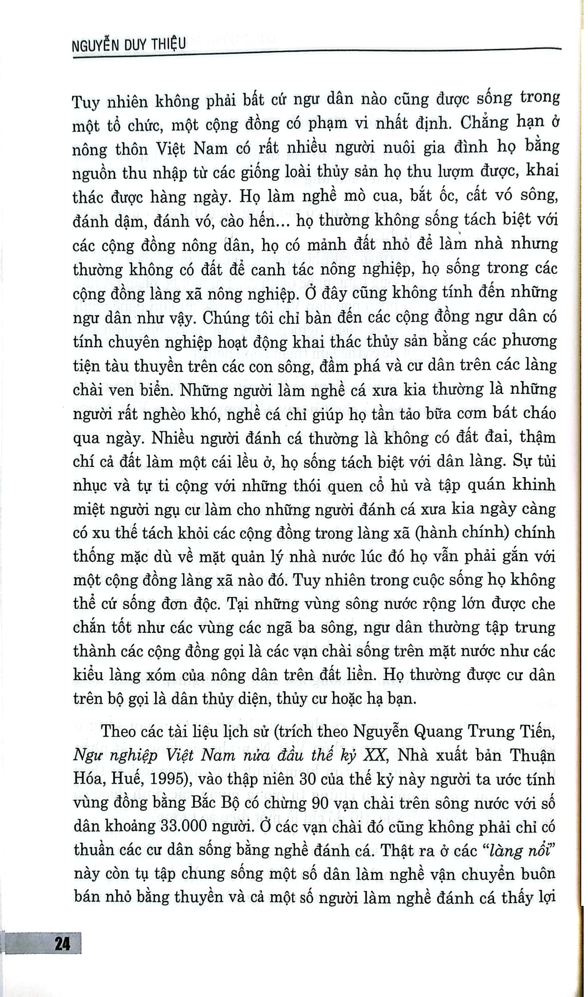 Cộng Đồng Ngư Dân Ở Việt Nam - Nguyễn Duy Thiệu