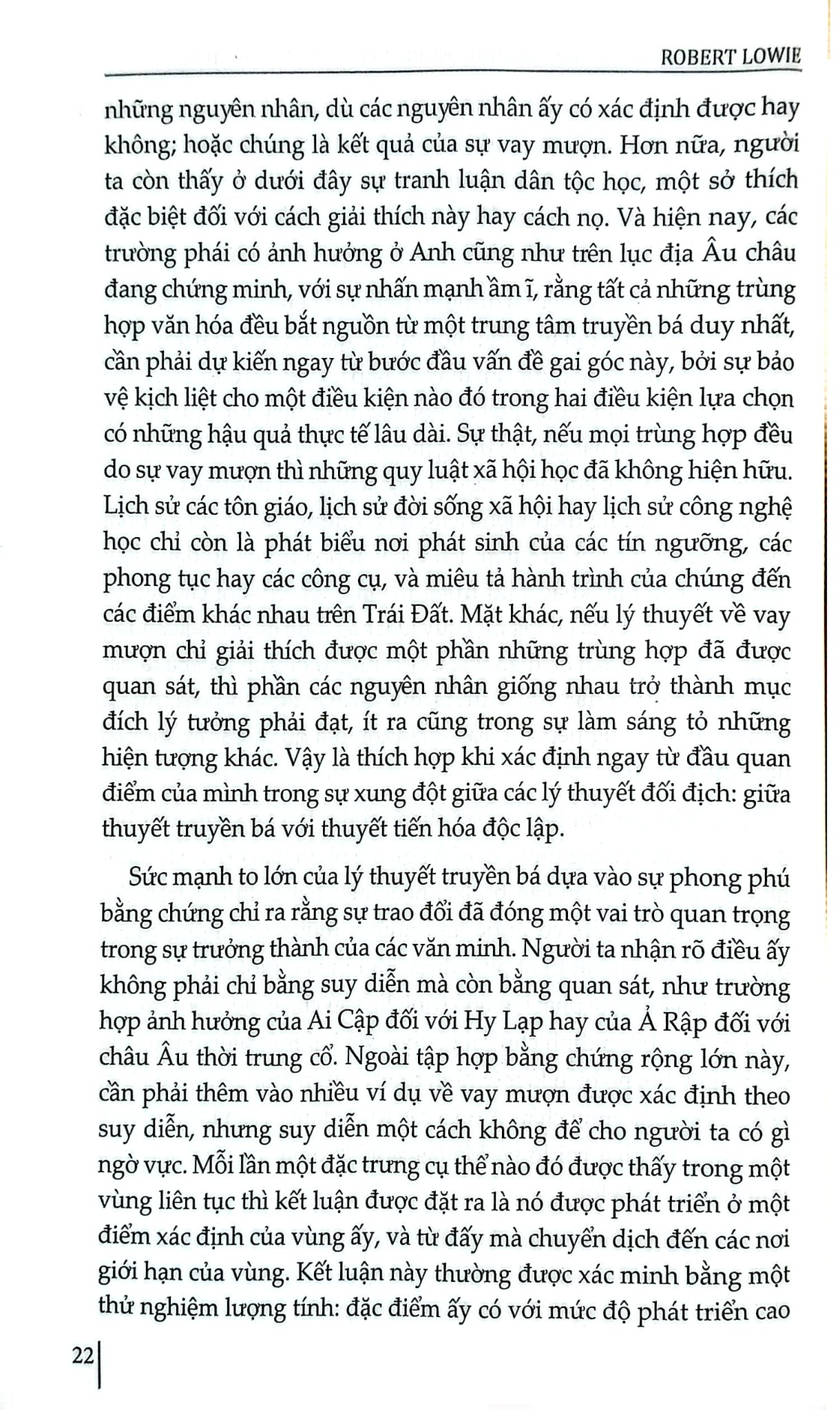 Không Gian Văn Hóa Nguyên Thủy - Nhìn Theo Lý Thuyết Chức Năng - Robert Lowie
