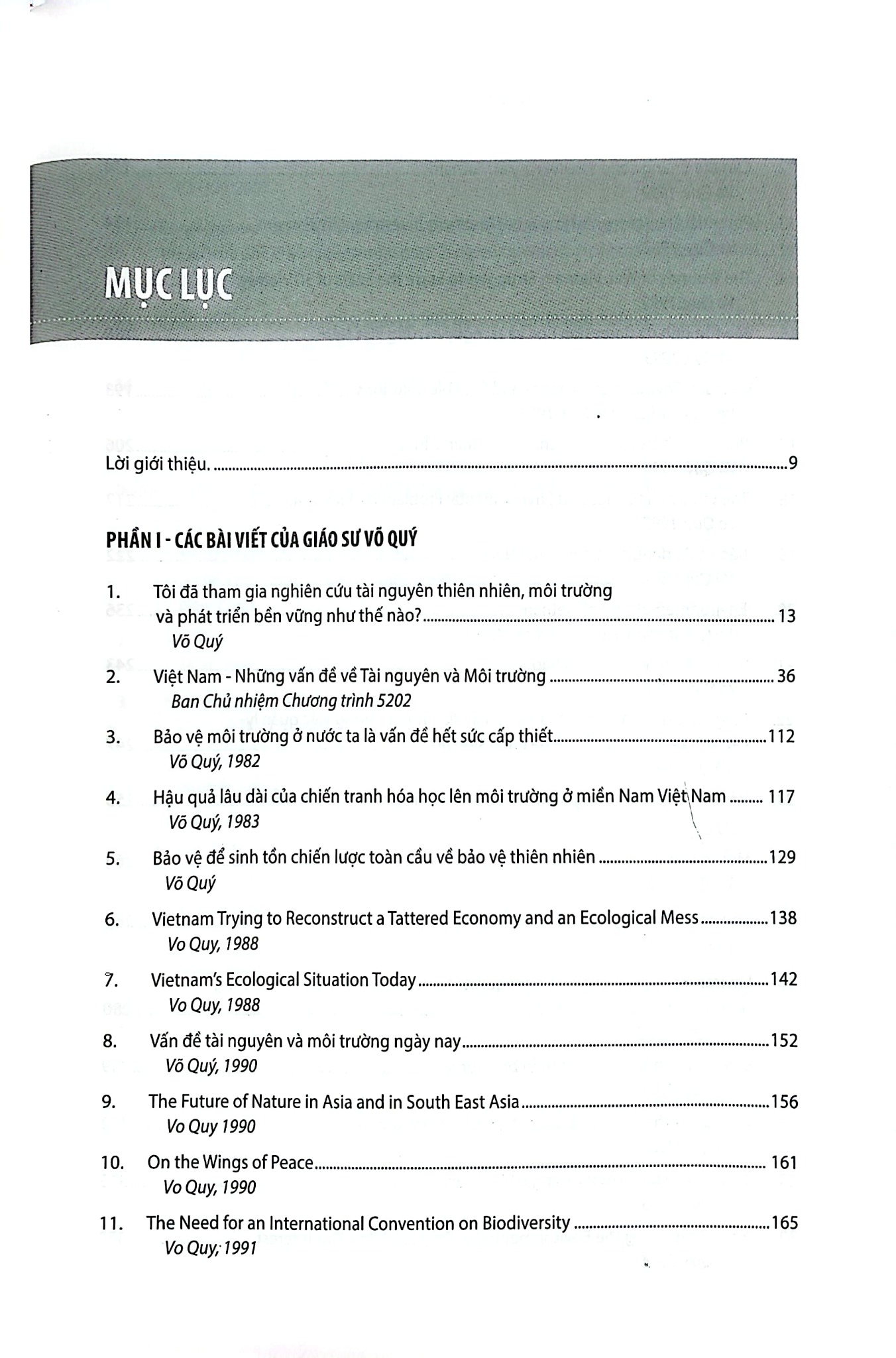 Môi Trường Và Sự Đa Dạng Sinh Học - Võ Quý
