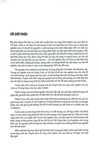  Môi Trường Và Sự Đa Dạng Sinh Học - Võ Quý 