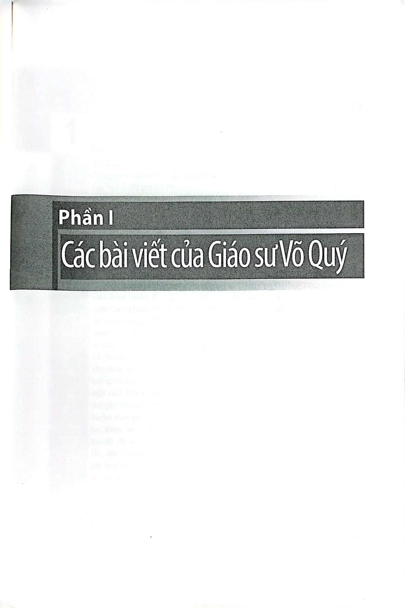 Môi Trường Và Sự Đa Dạng Sinh Học - Võ Quý