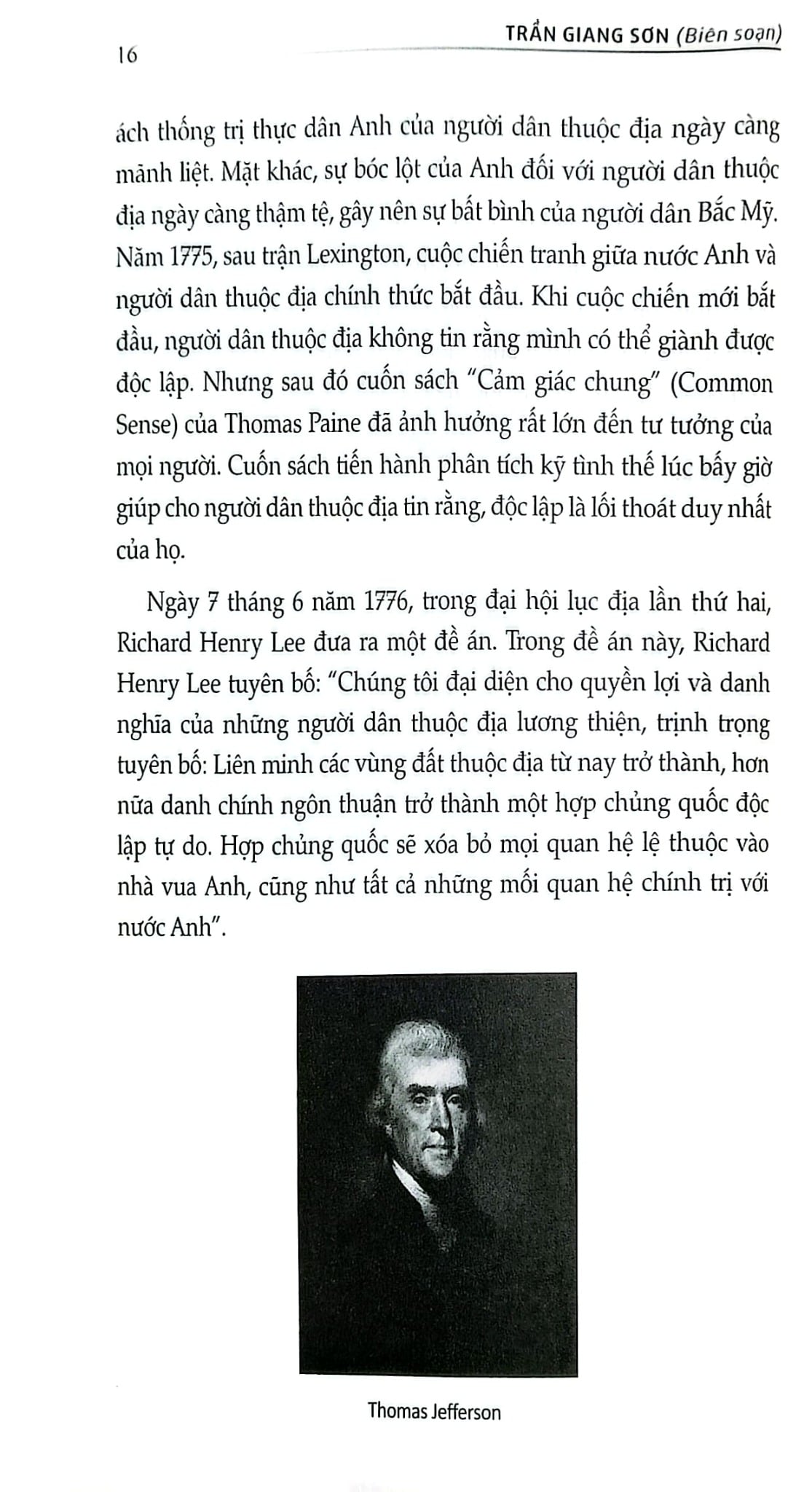Bách Khoa Thư Lịch Sử Thế Giới - Quyển 3: Thời Kỳ Cận Hiện Đại - Trần Giang Sơn