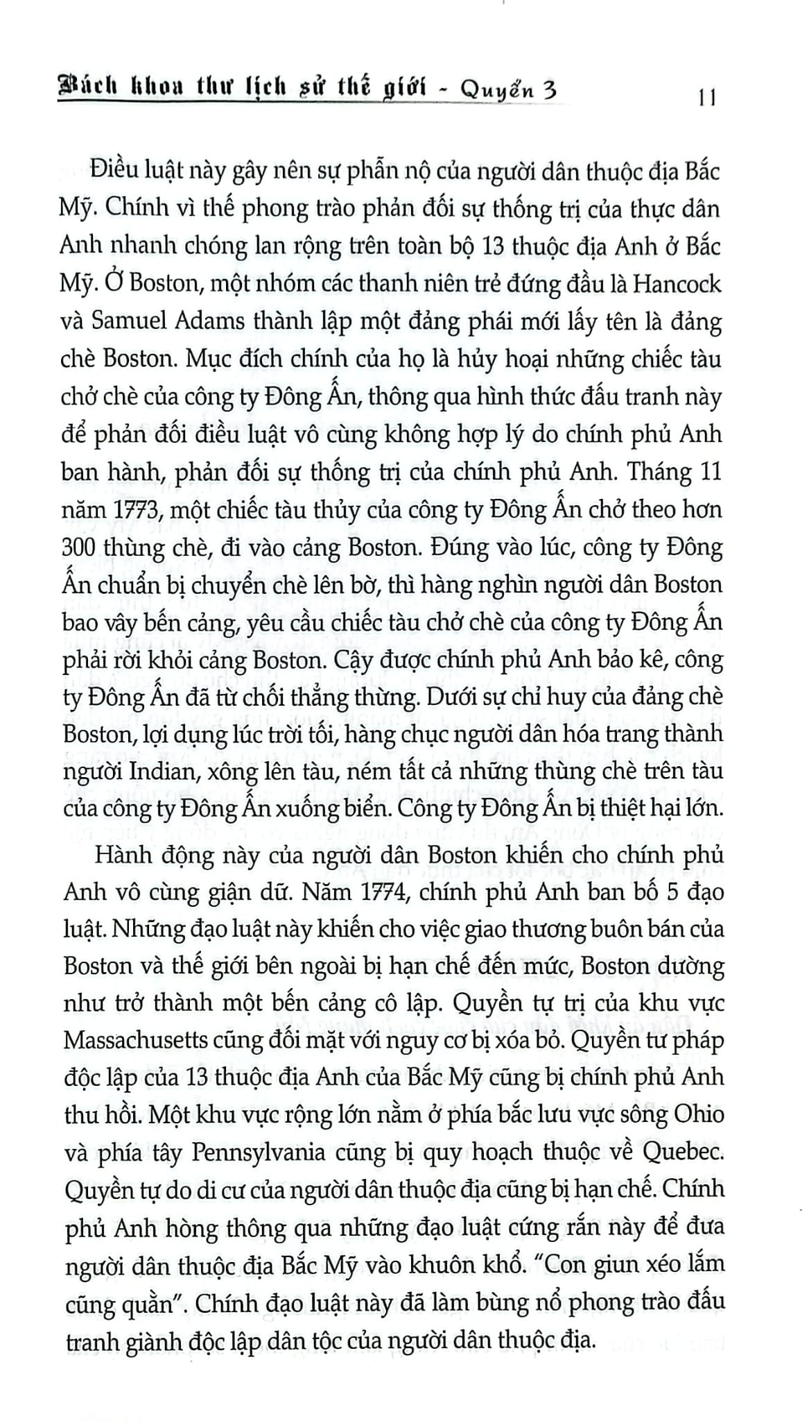 Bách Khoa Thư Lịch Sử Thế Giới - Quyển 3: Thời Kỳ Cận Hiện Đại - Trần Giang Sơn