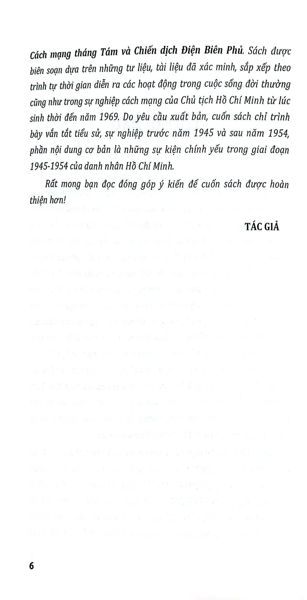 Chủ Tịch Hồ Chí Minh Với Cách Mạng Tháng Tám Và Chiến Dịch Điện Biên Phủ - Đỗ Hoàng Linh