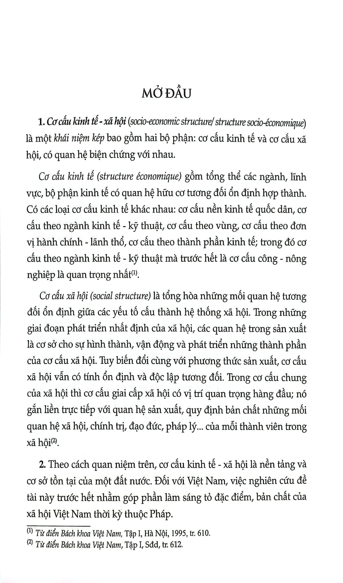 Cơ Cấu Kinh Tế Xã Hội Việt Nam Thời Thuộc Địa (1858-1945) - GS.TS. Nguyễn Văn Khánh