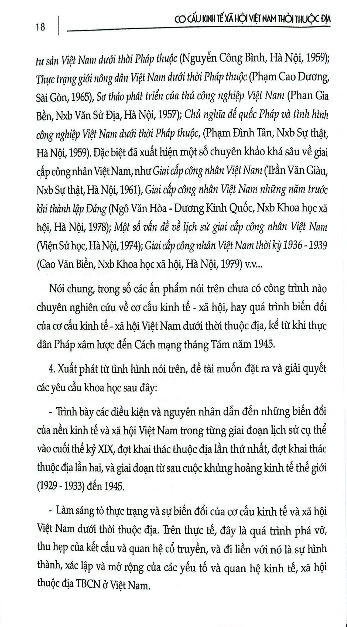 Cơ Cấu Kinh Tế Xã Hội Việt Nam Thời Thuộc Địa (1858-1945) - GS.TS. Nguyễn Văn Khánh