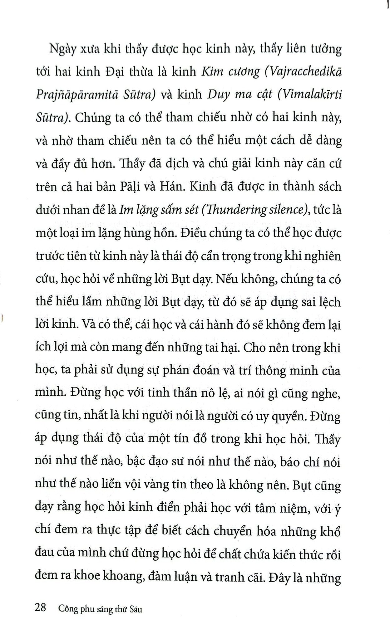 Nhật Tụng Thiền Môn Giảng Giải - Công Phu Nở Đóa Sen Ngàn Cánh - Tập 5 - Công Phu Ngày Thứ Sáu - Thích Nhất Hạnh