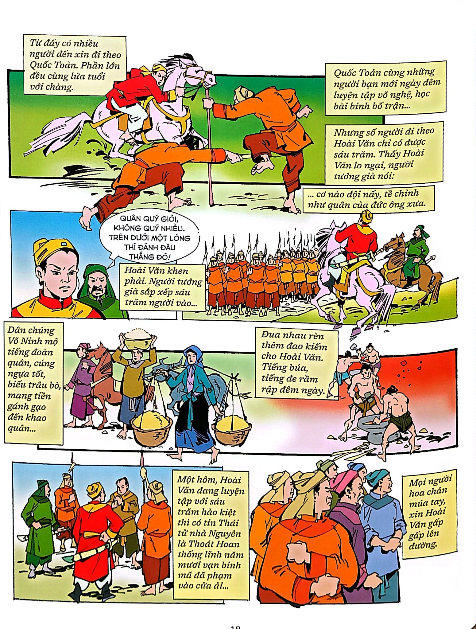 Lá Cờ Thêu Sáu Chữ Vàng -  Nguyễn Huy Tưởng, Văn Minh