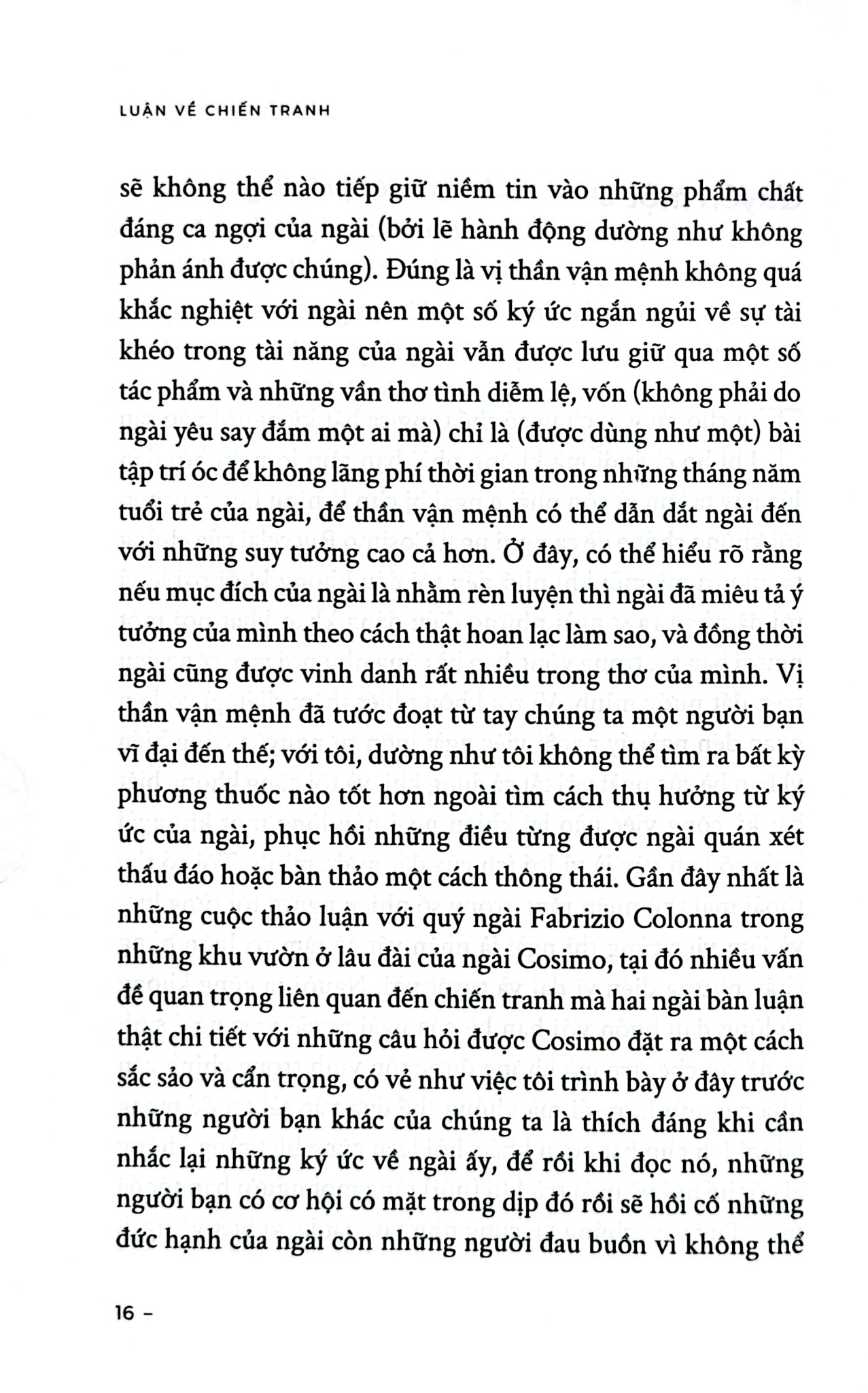 Luận Về Chiến Tranh - 
Niccolò Machiavelli